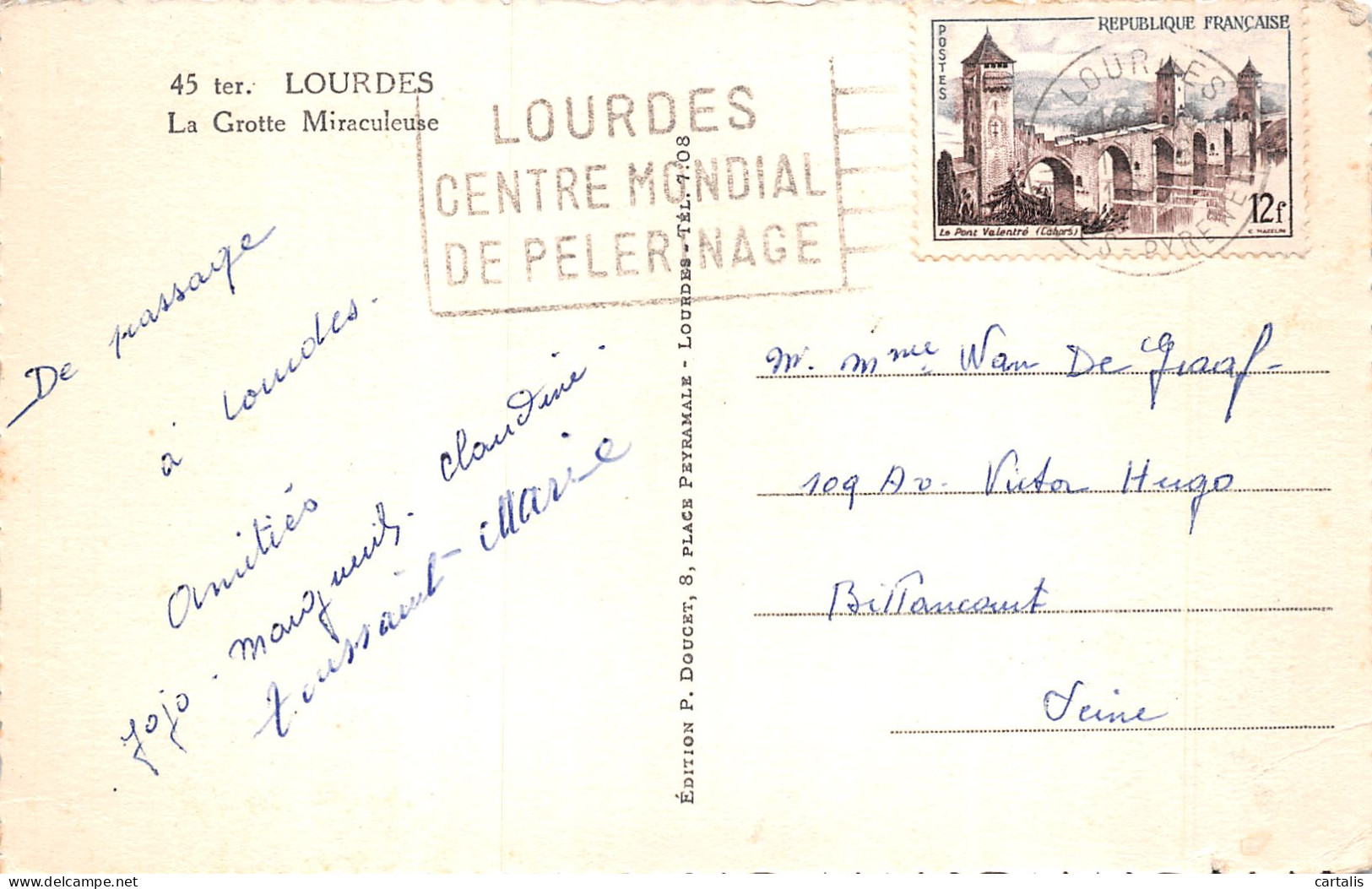 65-LOURDES-N°4188-G/0171 - Lourdes