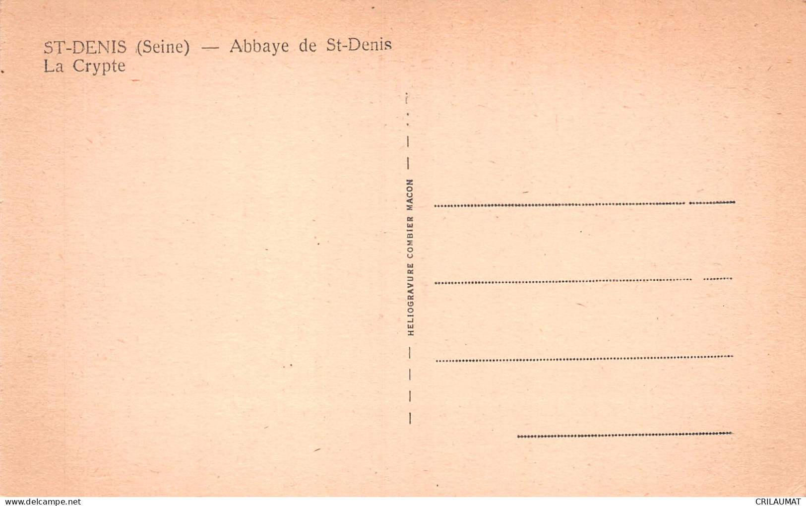 93-SAINT DENIS-N°LP5134-G/0085 - Saint Denis