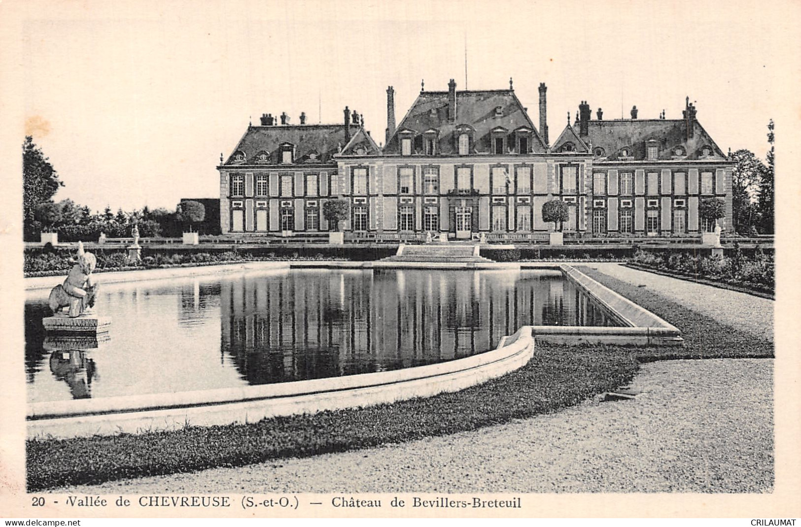 78-VALLEE DE CHEVREUSE CHATEAU DE BEVILLERS BRETEUIL-N°LP5134-G/0081 - Autres & Non Classés