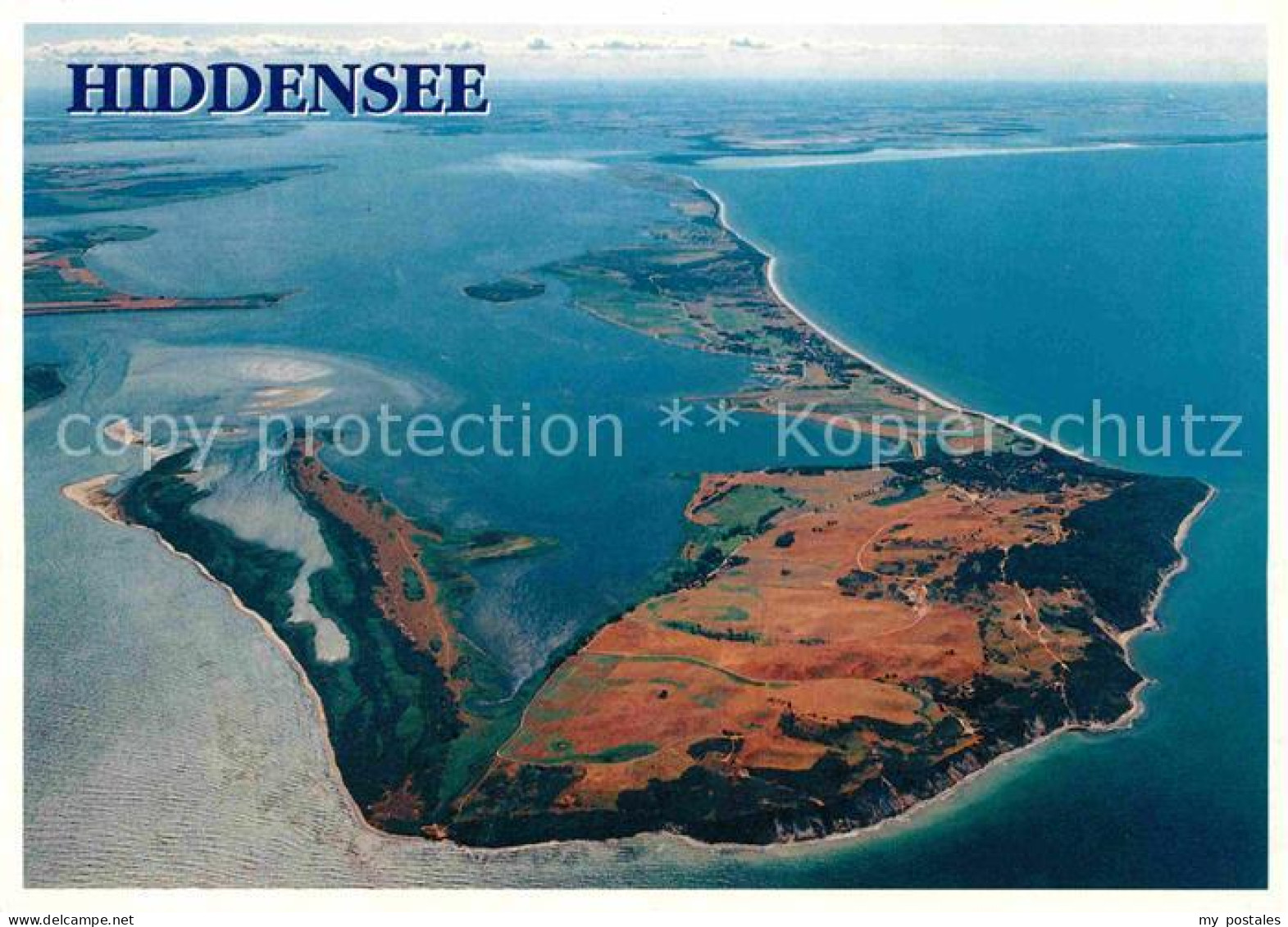 72792221 Insel Hiddensee Fliegeraufnahme Nationalpark Insel Hiddensee - Altri & Non Classificati