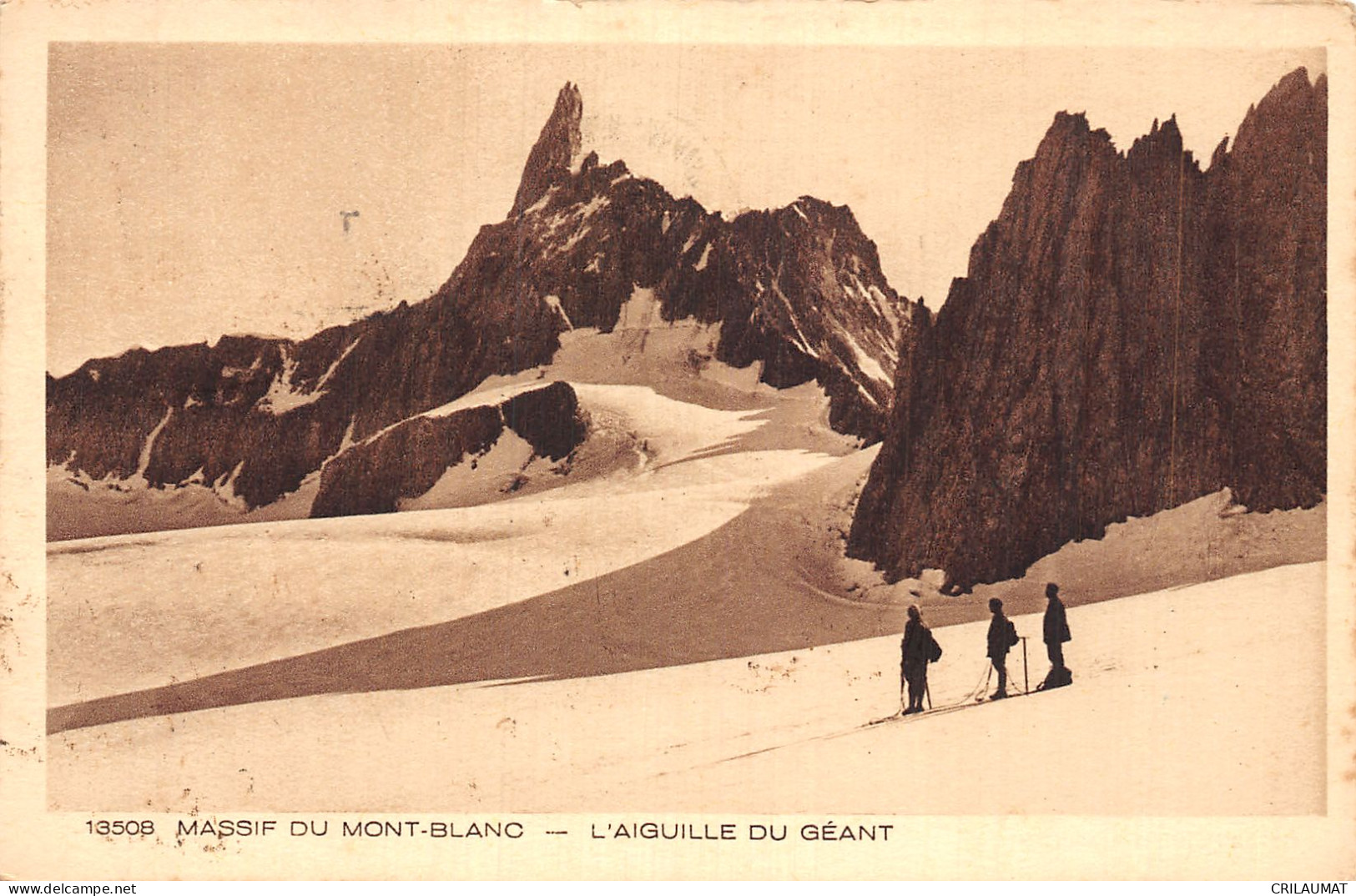 74-MASSIF DU MONT BLANC AIGUILLE DU GEANT-N°LP5134-F/0291 - Andere & Zonder Classificatie