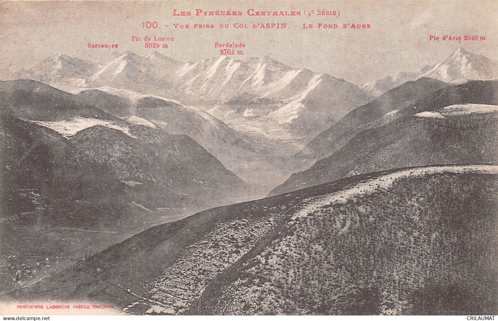 65-LE COL D ASPIN-N°LP5134-F/0221 - Andere & Zonder Classificatie