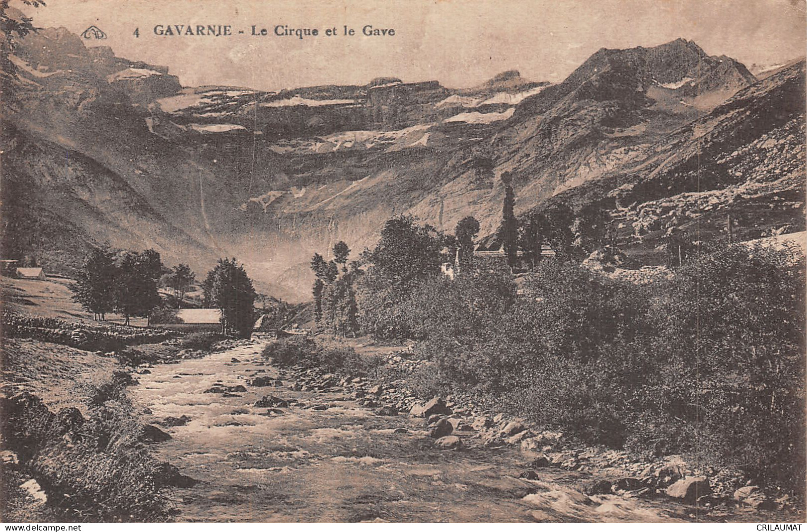 65-GAVARNIE LE CIRQUE ET LA GAVE-N°LP5134-F/0227 - Gavarnie