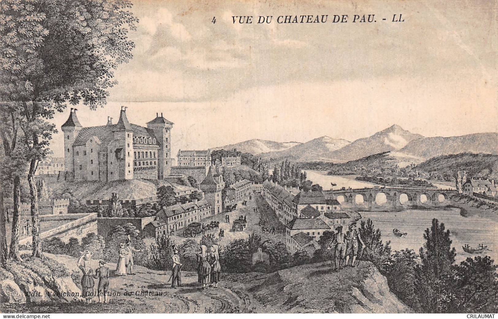 64-PAU LE CHATEAU-N°LP5134-F/0191 - Pau