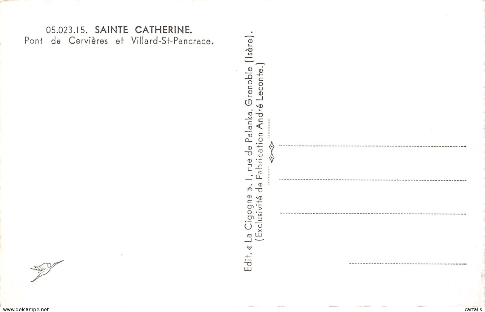 05-SAINTE CATHERINE-N°4189-D/0101 - Autres & Non Classés
