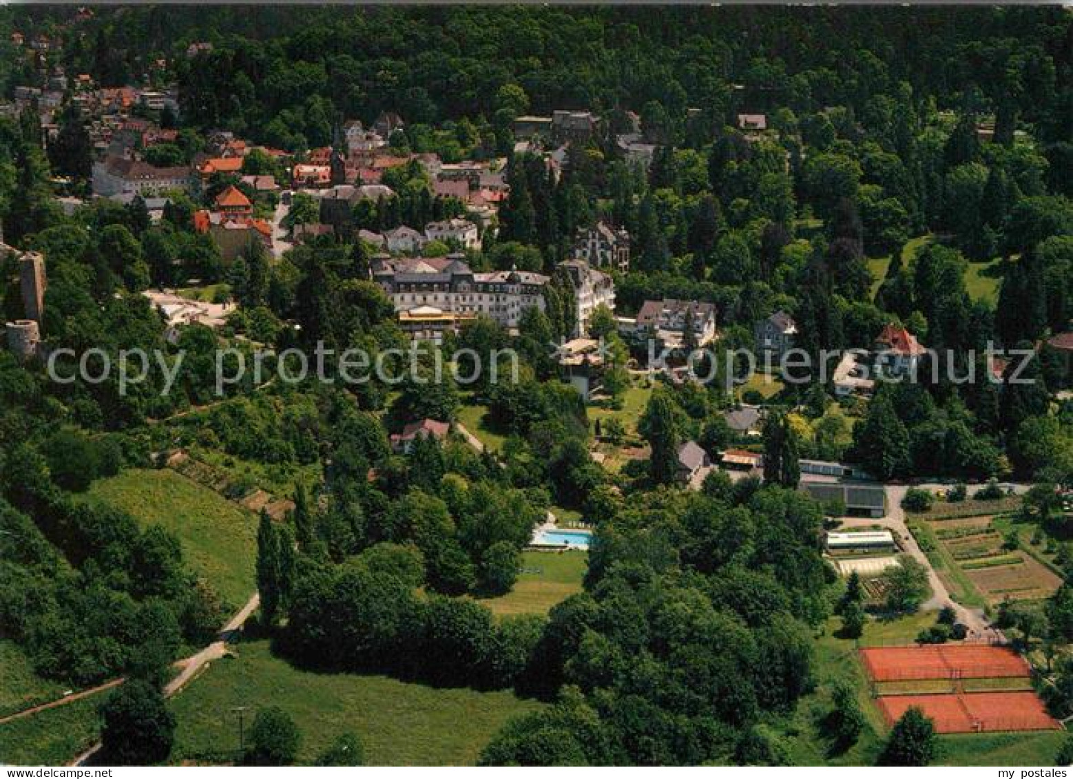 72792183 Badenweiler Fliegeraufnahme Hotel Roemerbad  Badenweiler - Badenweiler