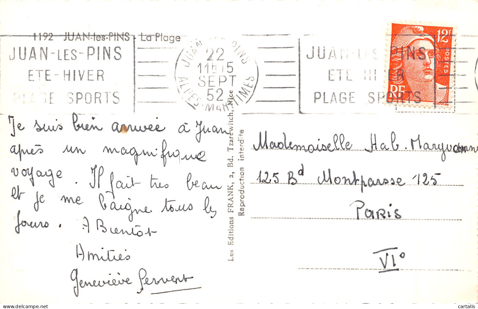 06-JUAN LES PINS-N°4189-D/0085 - Juan-les-Pins