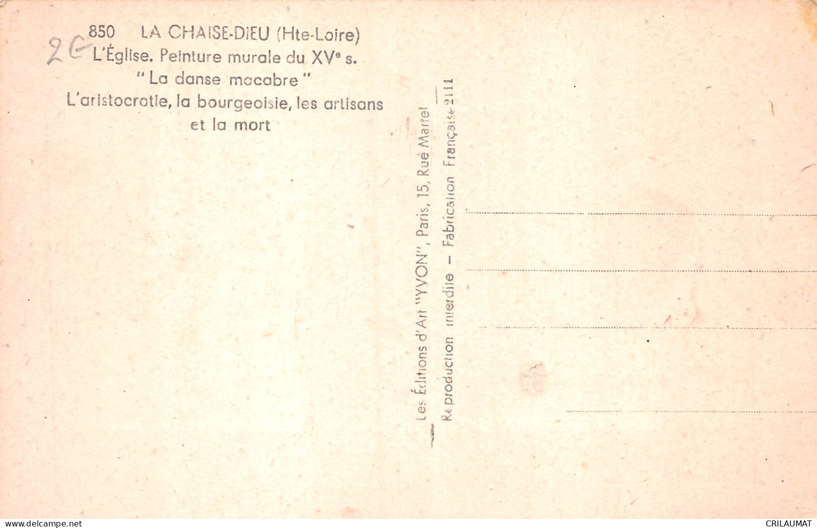 43-LA CHAISE DIEU-N°LP5134-E/0355 - La Chaise Dieu