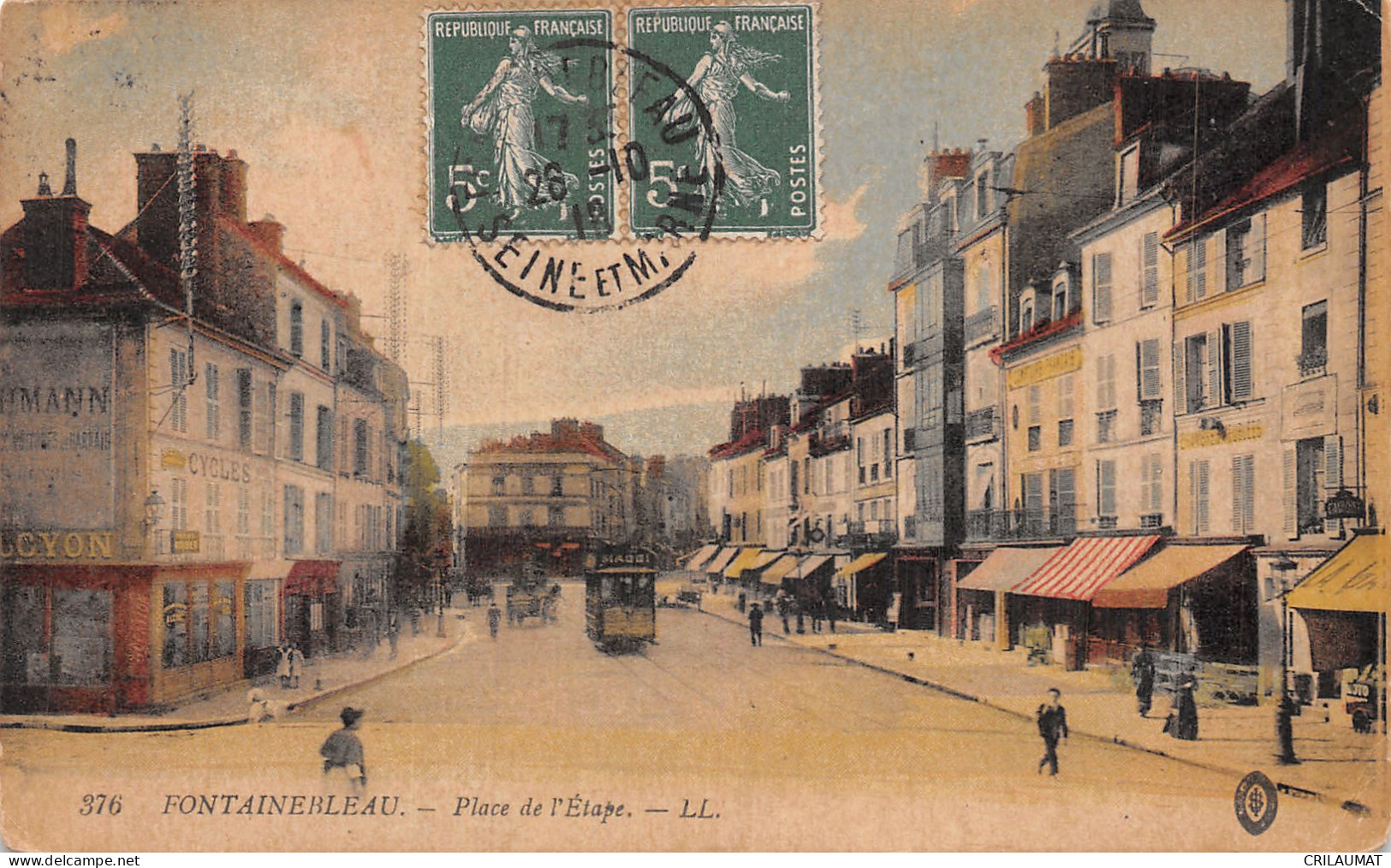 77-FONTAINEBLEAU PLACE DE L ETAPE-N°LP5134-E/0317 - Fontainebleau