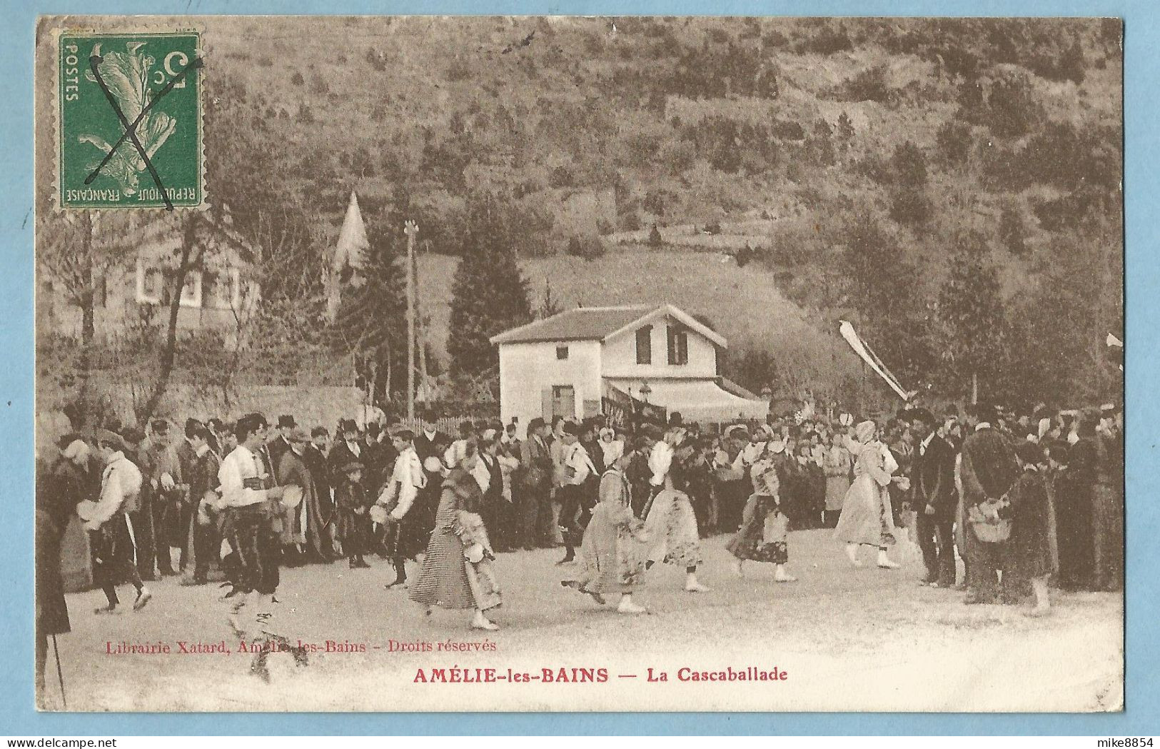 A135  CPA  AMELIE LES BAINS (Pyrénées Orientales)  La Cascaballade  - Danse Catalane  +++++ - Andere & Zonder Classificatie