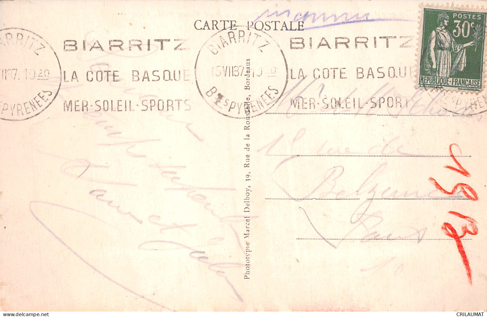 64-BIARRITZ-N°LP5134-D/0367 - Biarritz