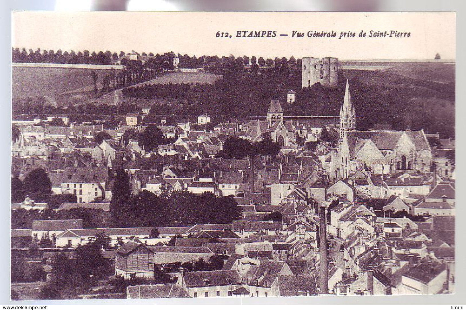 91 - ETAMPES - PANORAMA PRIS De SAINT-PIERRE - - Etampes