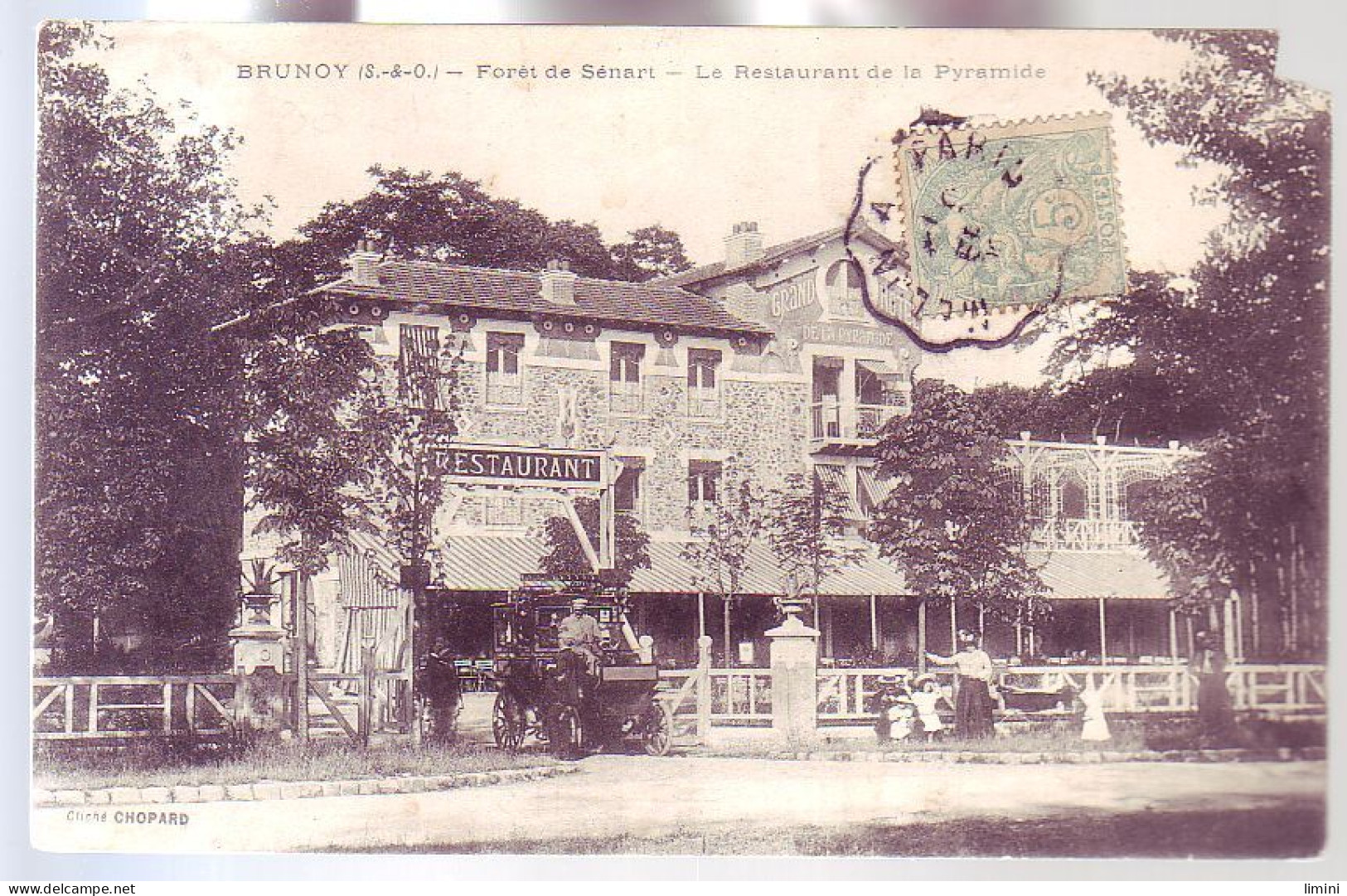 91 -  BRUNOY - RESTAURANT De La PYRAMIDE - FORET De SENART - - Brunoy