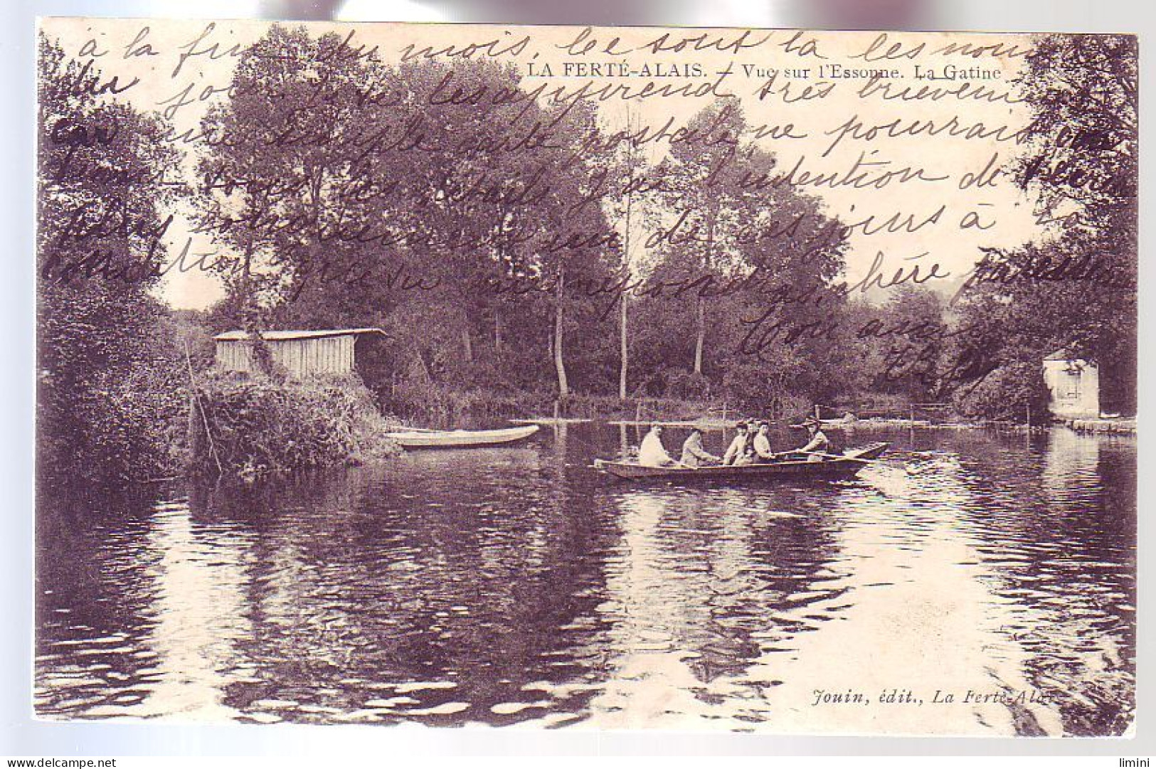 91 -  LA FERTE ALAIS - La GATINE - L'ESSONNE - ANIMÉE - - La Ferte Alais