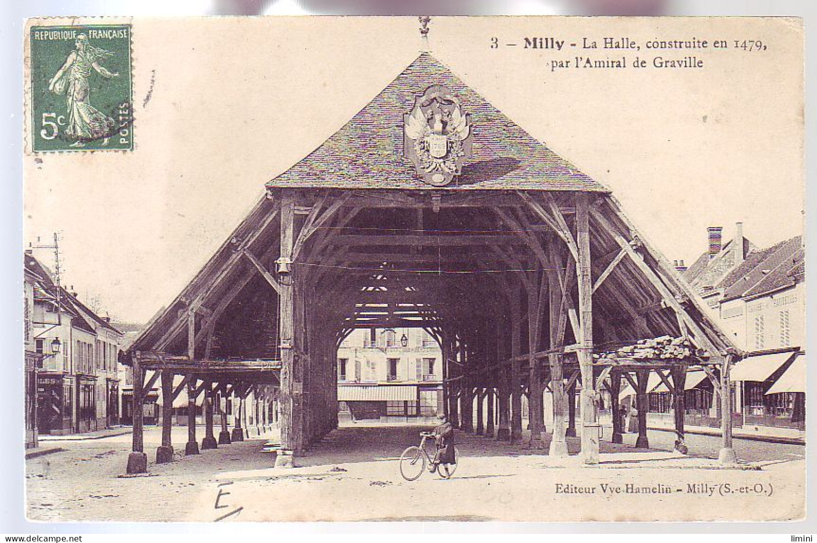 91 - MILLY - HALLE (1479 )  - ANIMÉE - - Milly La Foret