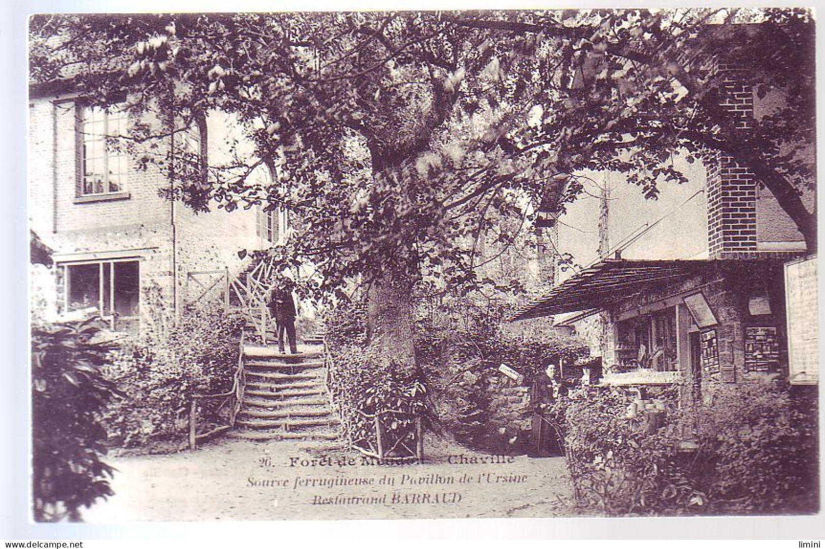 92 - CHAVILLE - FORET De MEUDON -  SOURCE Du PAVILLON De L'URSINE - ANIMÉE - - Meudon