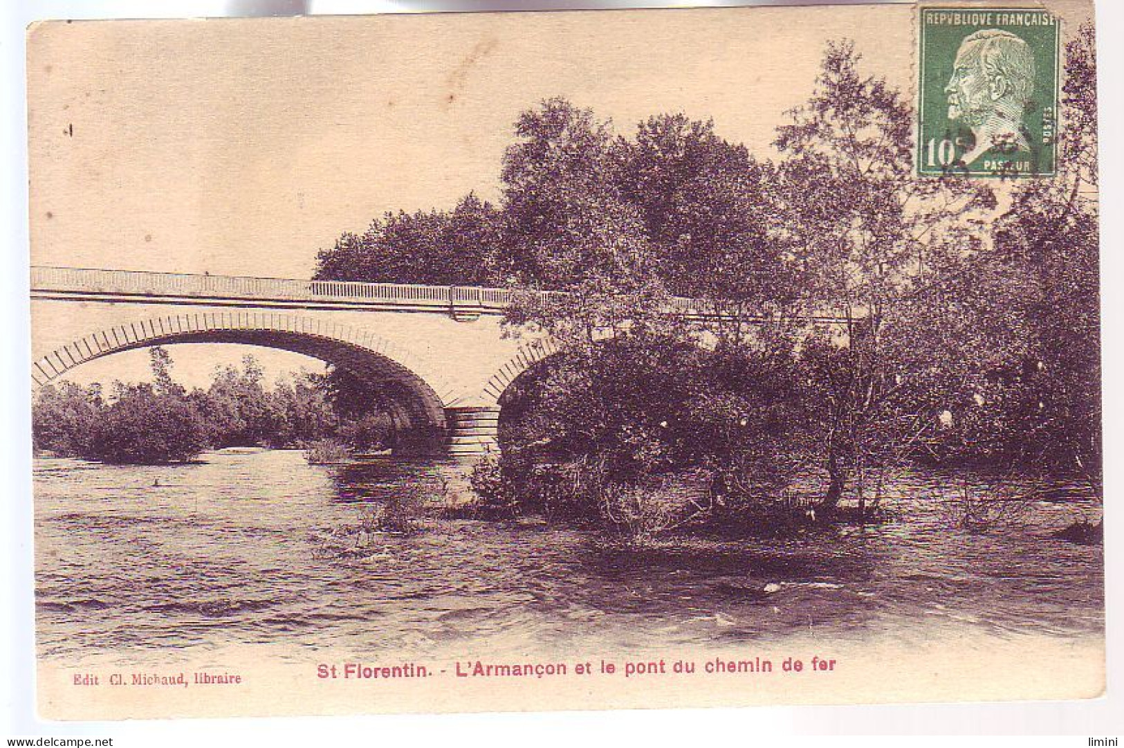 89 - SAINT FLORENTIN - L'ARMANCON Et Le PONT Du CHEMIN De FER - - Altri & Non Classificati