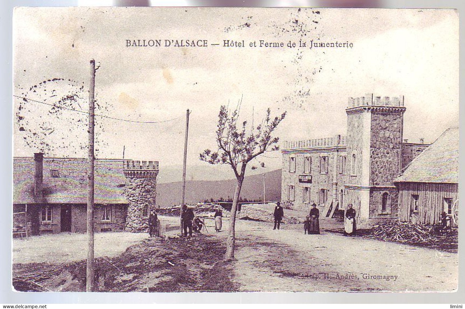 90 - BALLON D'ALSACE - HÔTEL Et FERME De La JUMENTERIE - ANIMÉE - - Belfort - Ville