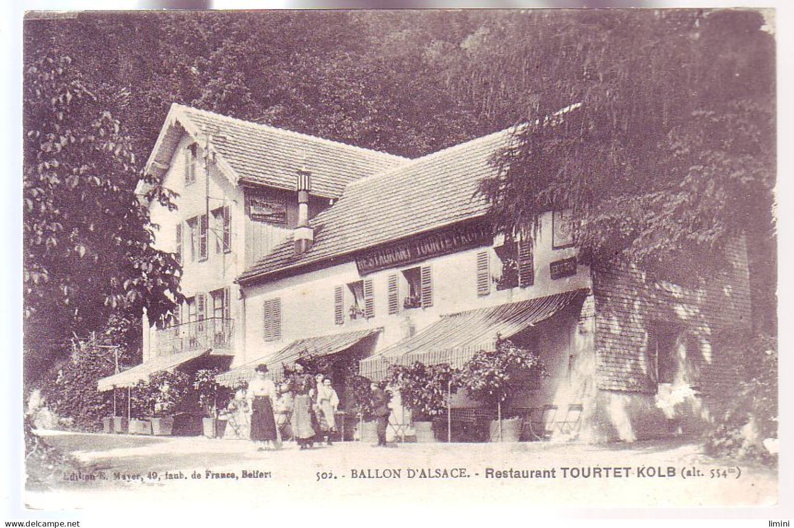 90 - BALLON D'ALSACE - RESTAURANT TOURTET-KOLB - ANIMÉE - - Belfort - Stad