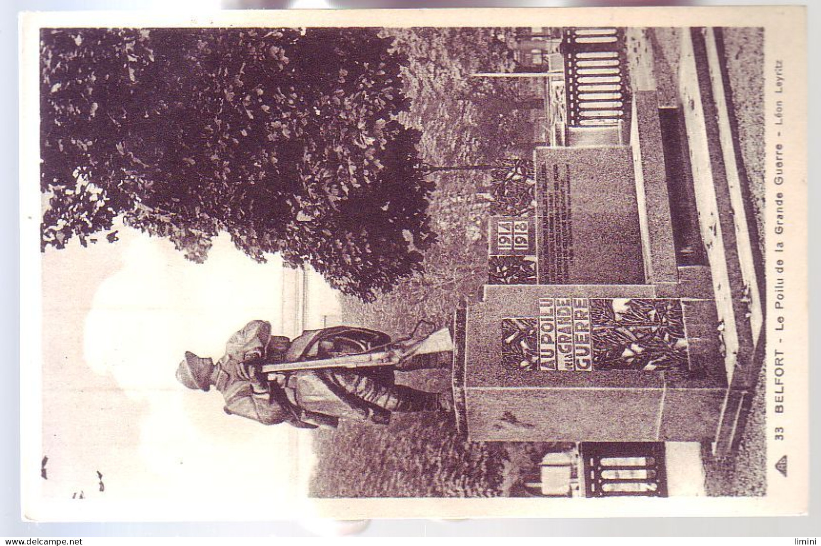 90 - BELFORT - Le POILU De La GRANDE GUERRE - MONUMENT - - Belfort - Stadt