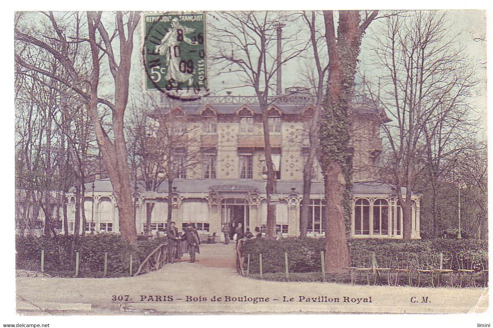 92 - BOIS De BOULOGNE - PAVILLON ROYAL - ANIMÉE - COLORISÉE - - Boulogne Billancourt