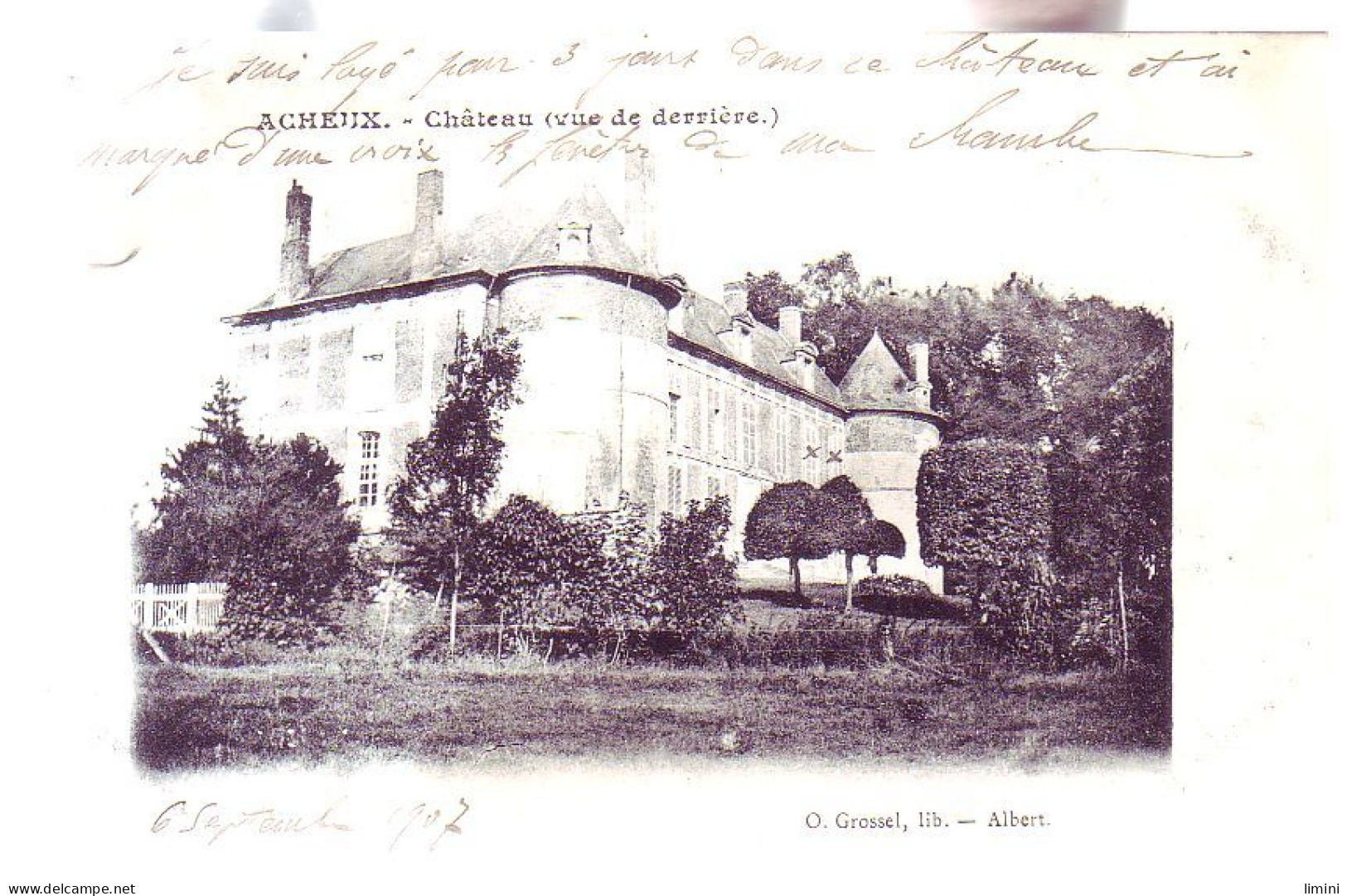 80 - ACHEUX - Le CHÂTEAU - - Acheux En Amienois