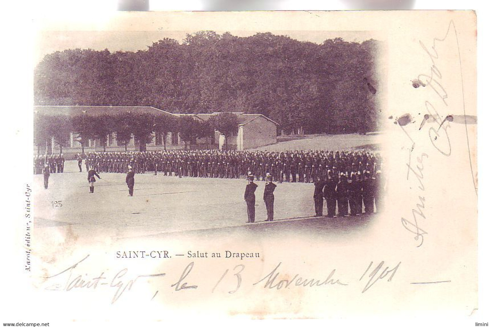 78 - SAINTCYR L'ECOLE - SALUT Au DRAPEAU - ANIMÉE - - St. Cyr L'Ecole