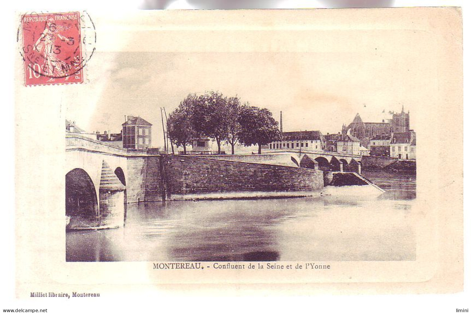 77 - MONTEREAU - CONFLUENT De La SEINE Et L'YONNE - - Montereau