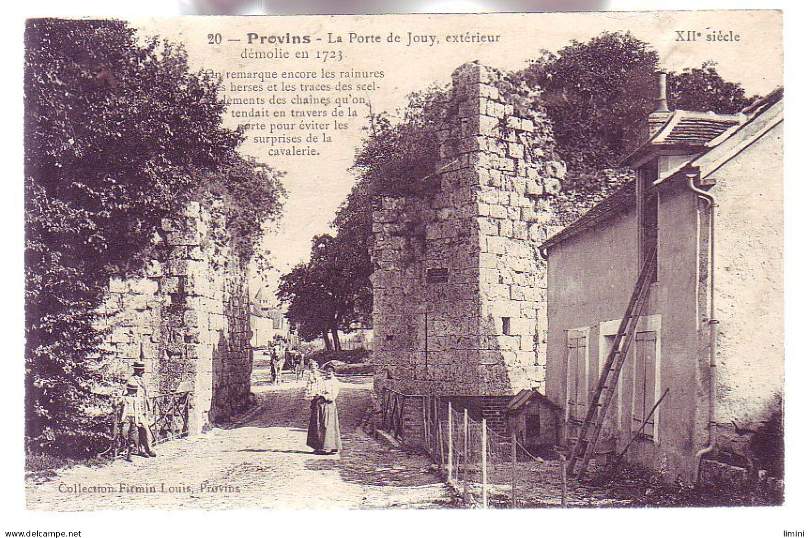 77 - PROVINS - PORTE De JOUY - ANIMÉE  - - Provins