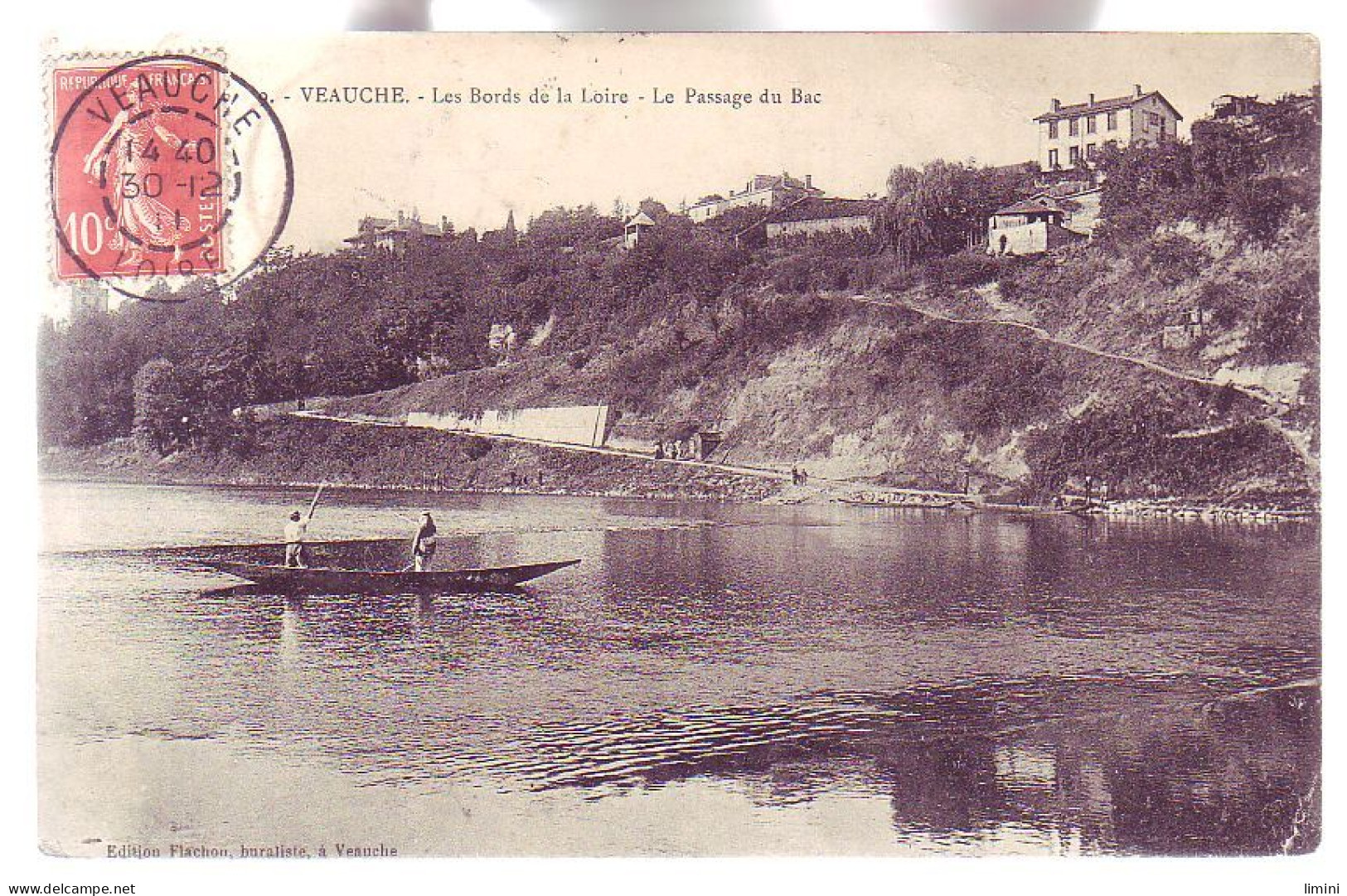 42 - VEAUCHE - BORDS De La LOIRE - PASSAGE Du BAC - ANIMÉE - - Other & Unclassified