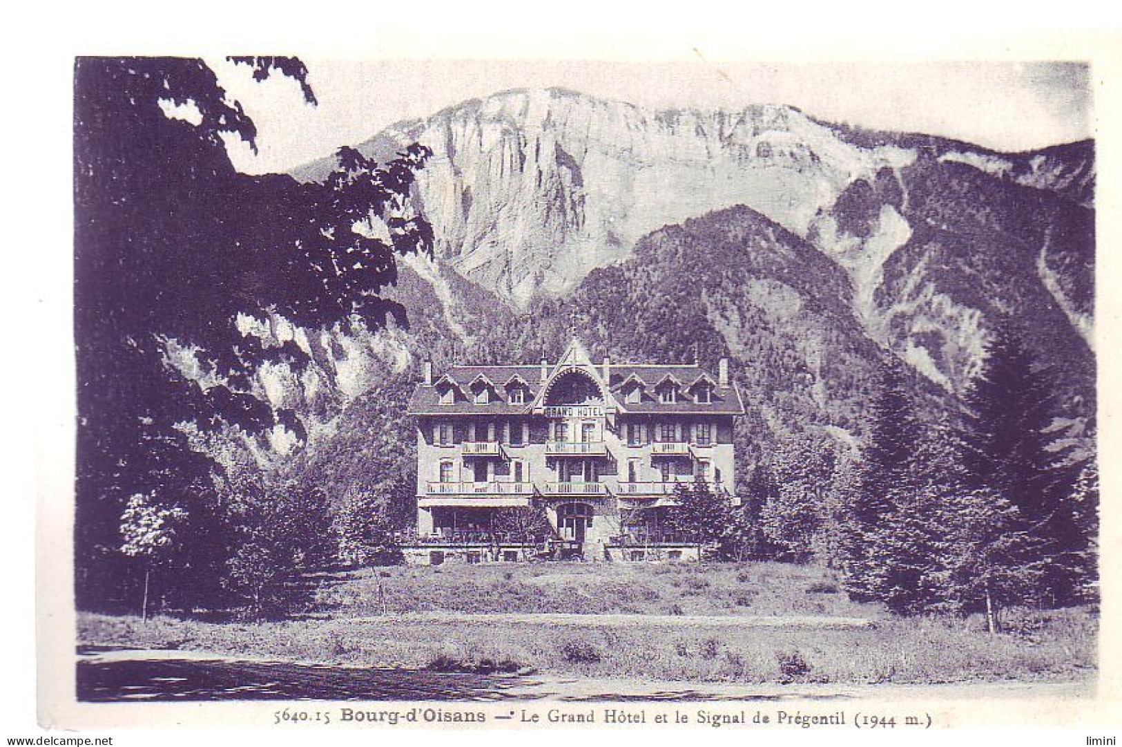 38 - BOURG-D'OISANS - GRAND HÔTEL Et Le SIGNAL De PREGENTIL  - - Bourg-d'Oisans