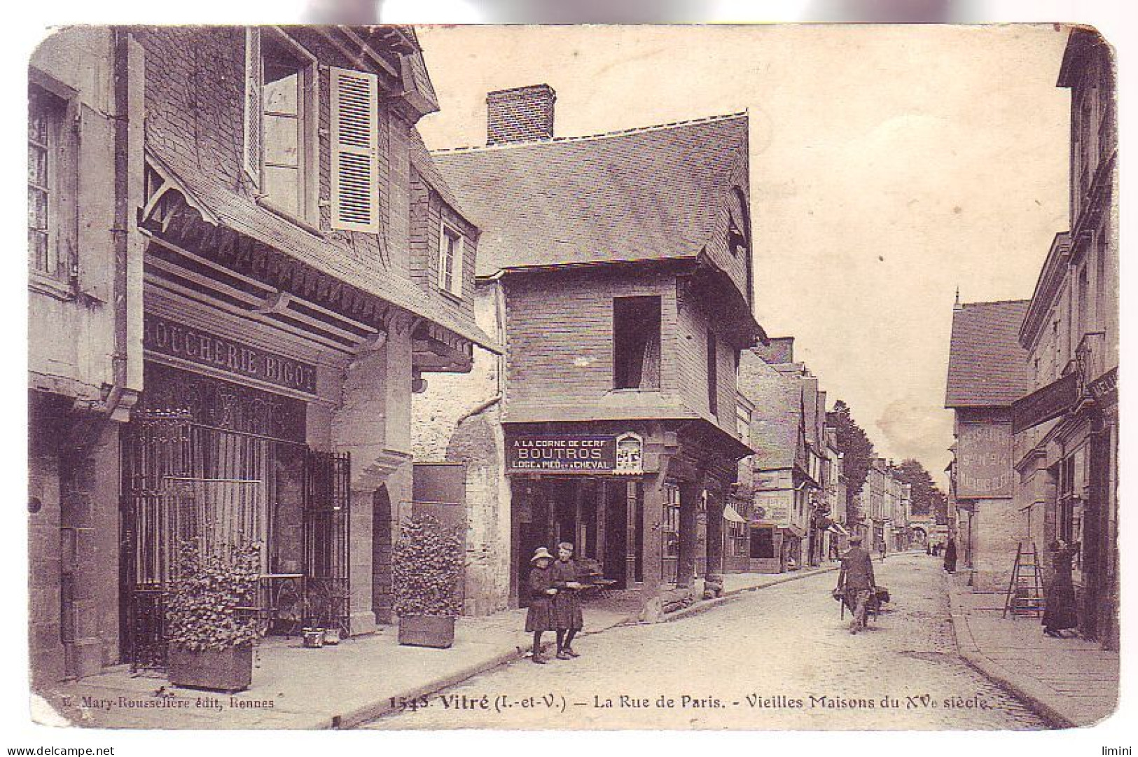 35 - VITRE - RUE De PARIS - ANIMÉE - - Vitre