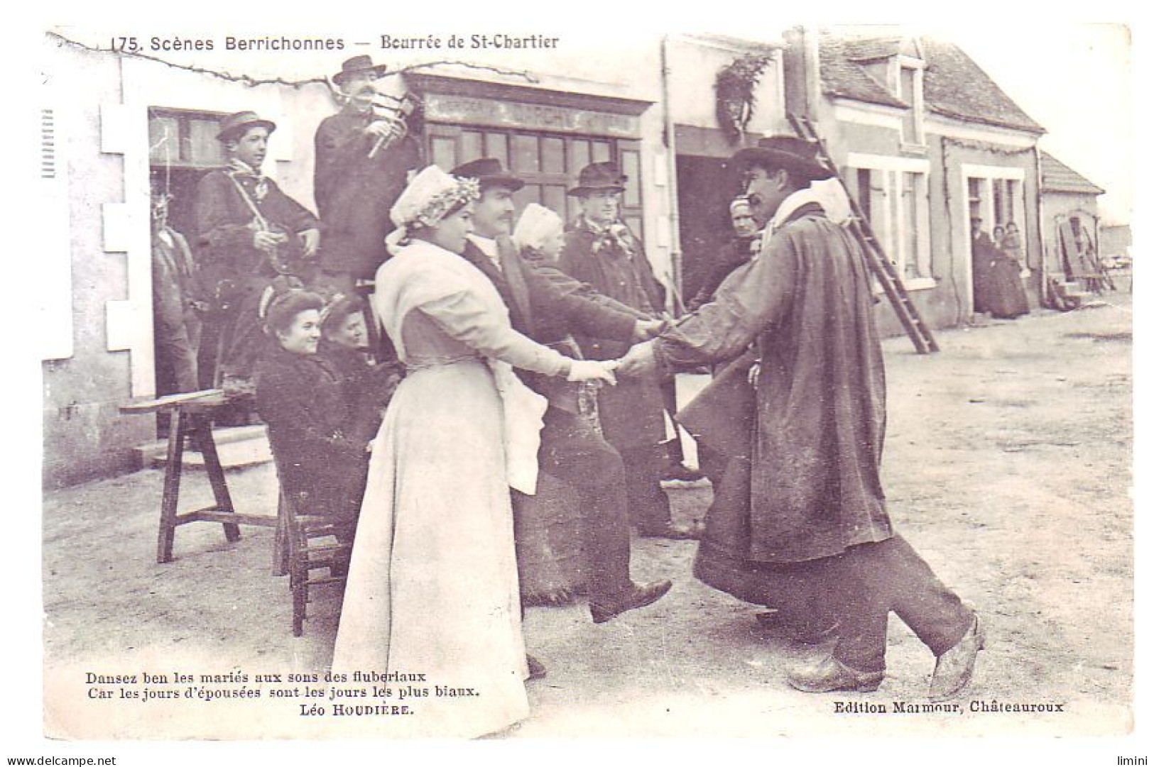 36 - SCENE BERRICHONNES - BOURRÉE De SAINTCHARTIER - ANIMÉE - - Sonstige & Ohne Zuordnung