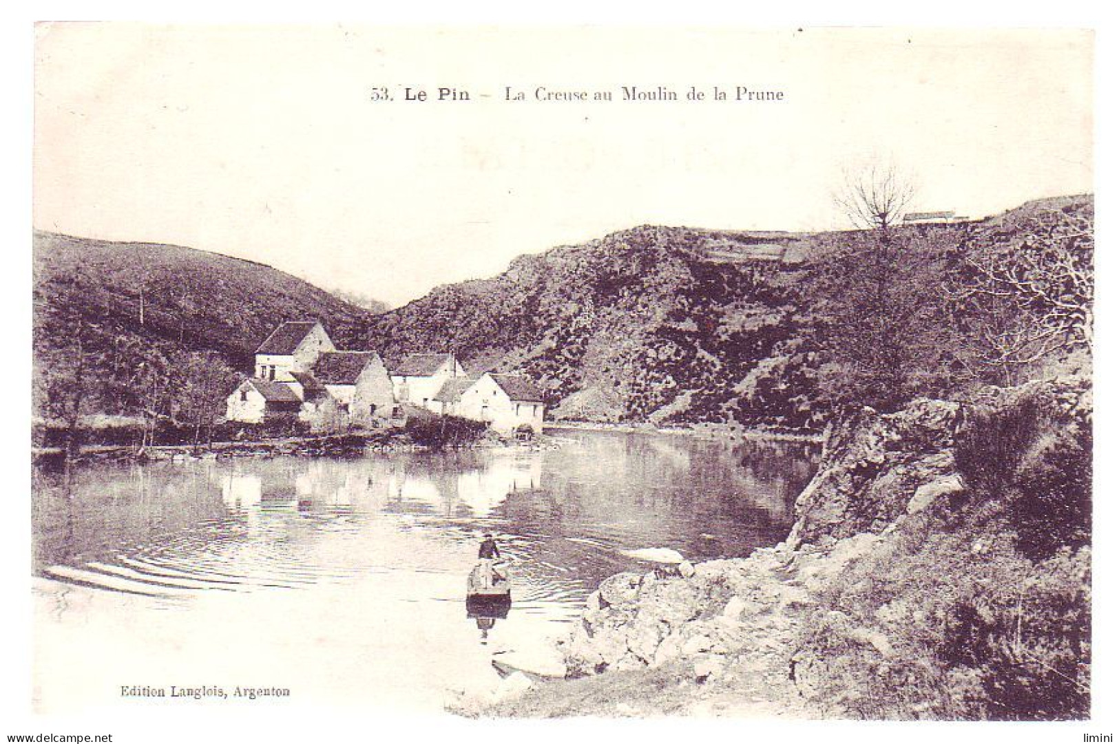 36 - BADECON Le PIN - CREUSE Au MOULIN De La PRUNE - ANIMÉE - - Autres & Non Classés