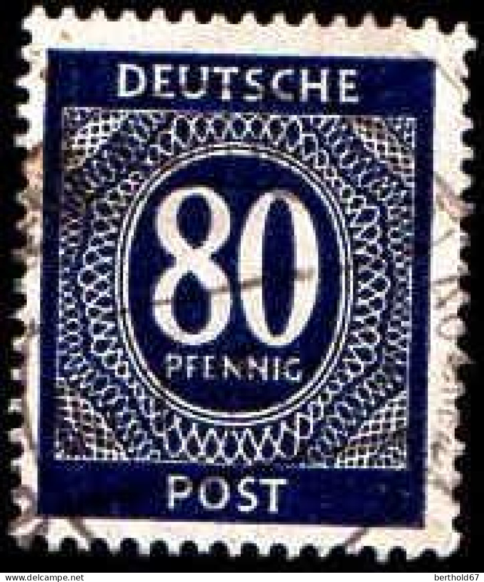 Allemagne Interzone Poste Obl Yv:25 Mi:935 Chiffre (Beau Cachet Rond) - Used