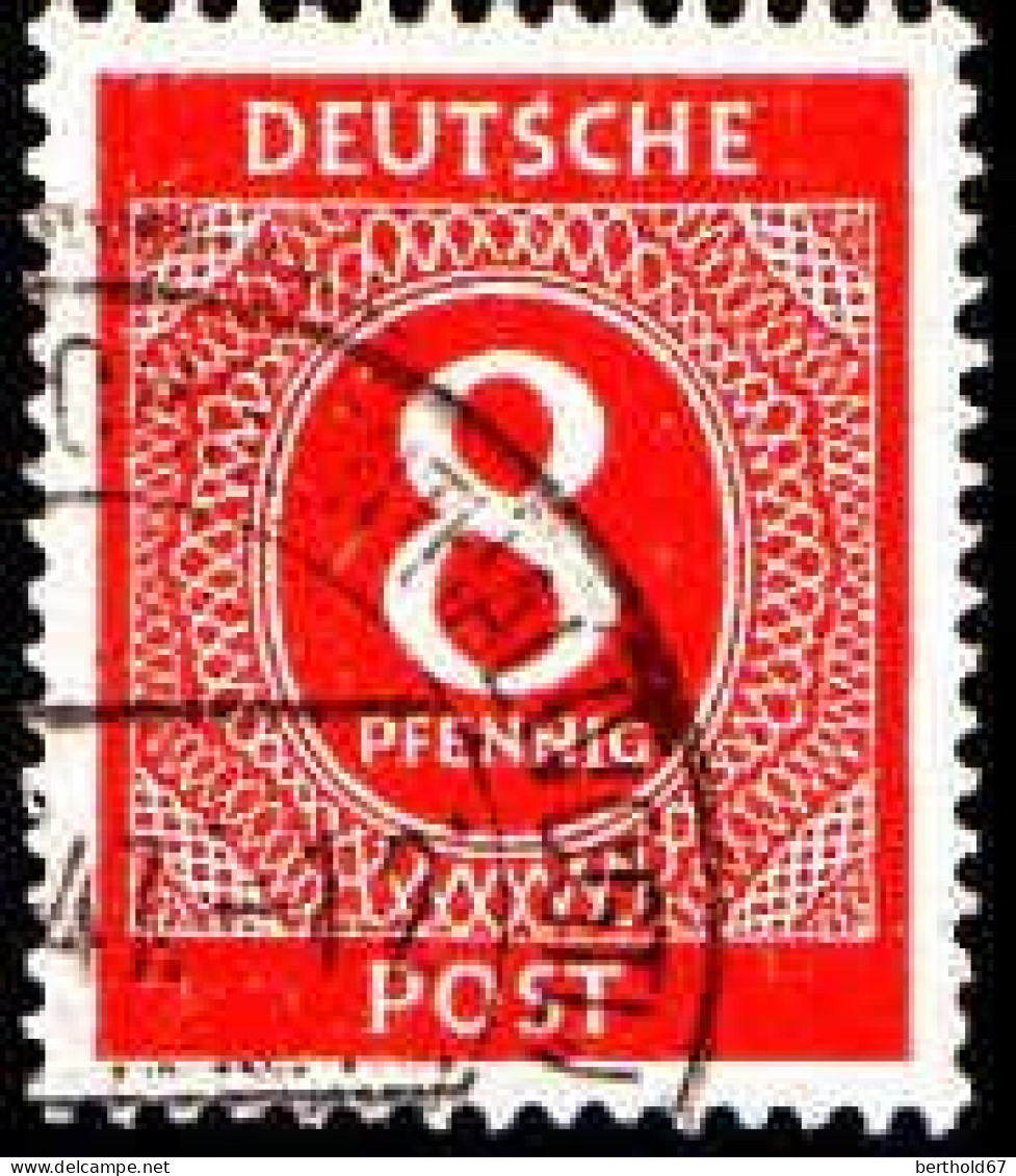 Allemagne Interzone Poste Obl Yv: 7 Mi:917 Chiffre (TB Cachet Rond) - Used