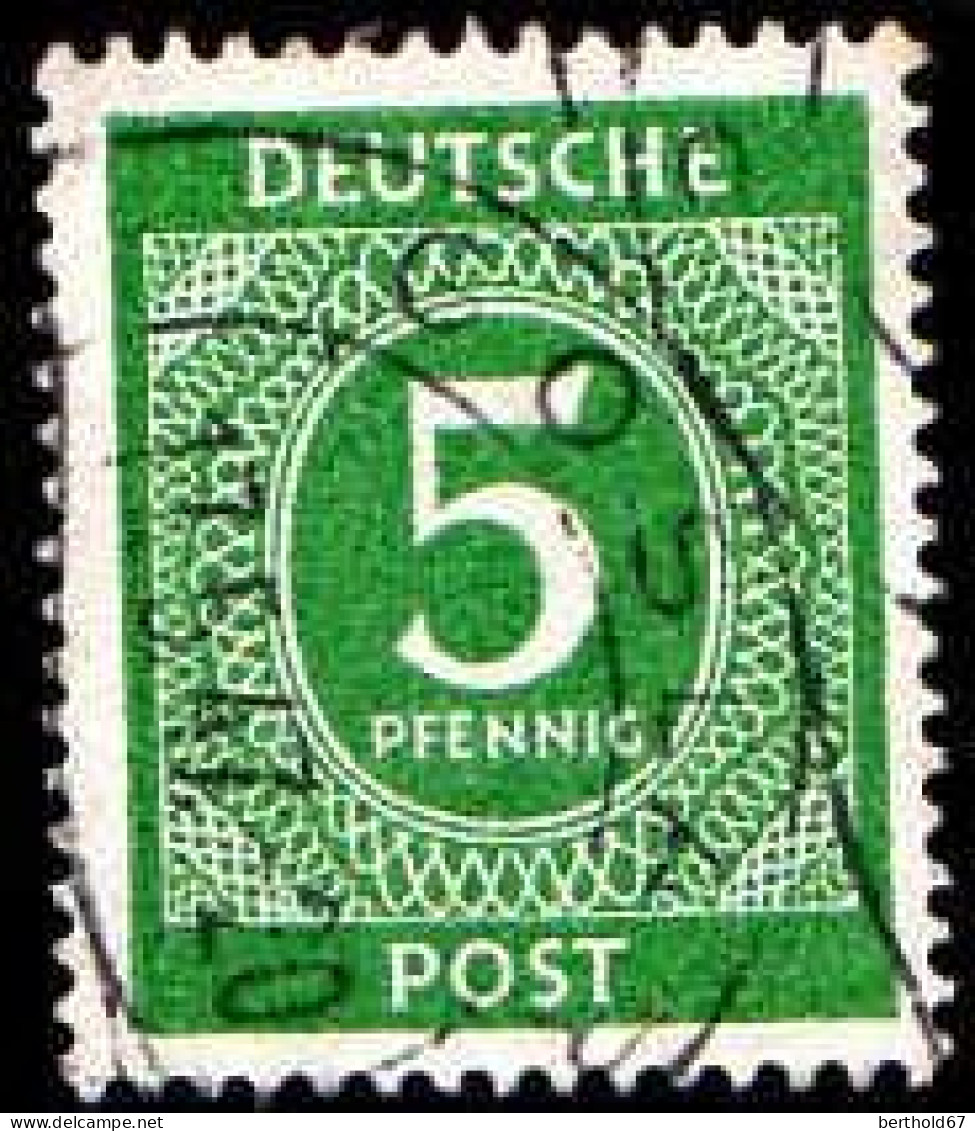 Allemagne Interzone Poste Obl Yv: 5 Mi:915 Chiffre (TB Cachet Rond) - Afgestempeld