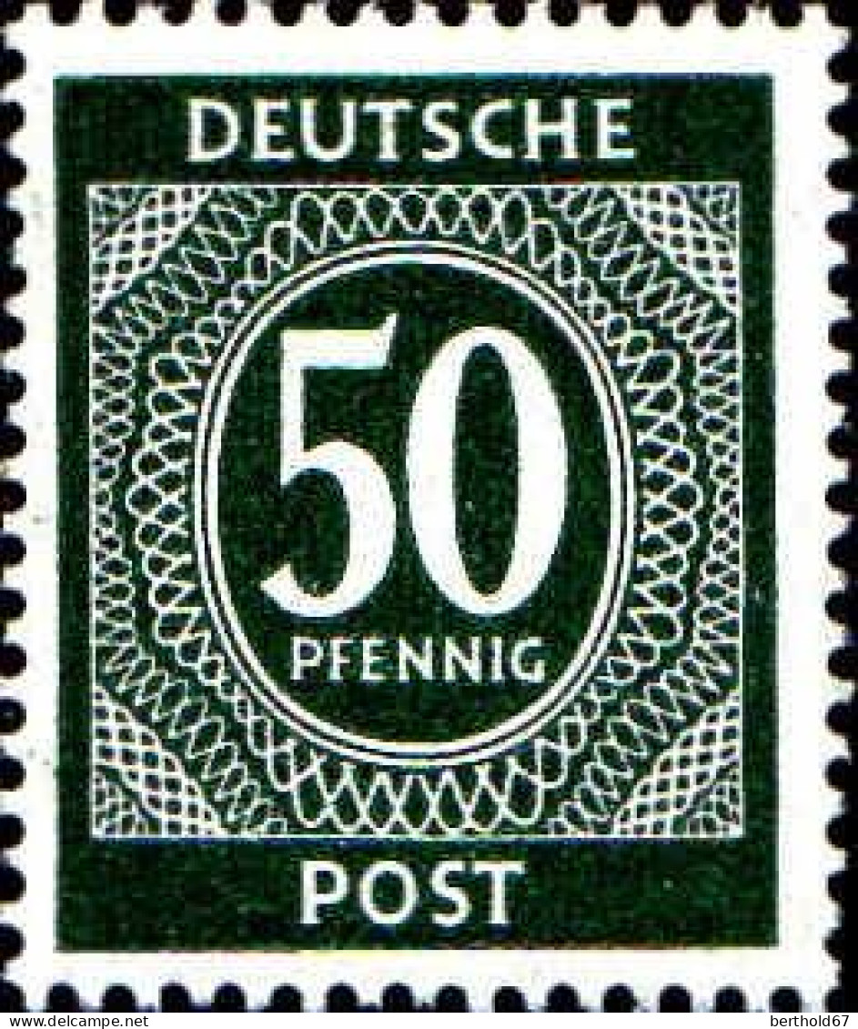 Allemagne Interzone Poste N** Yv:22 Mi:932 Chiffre - Mint