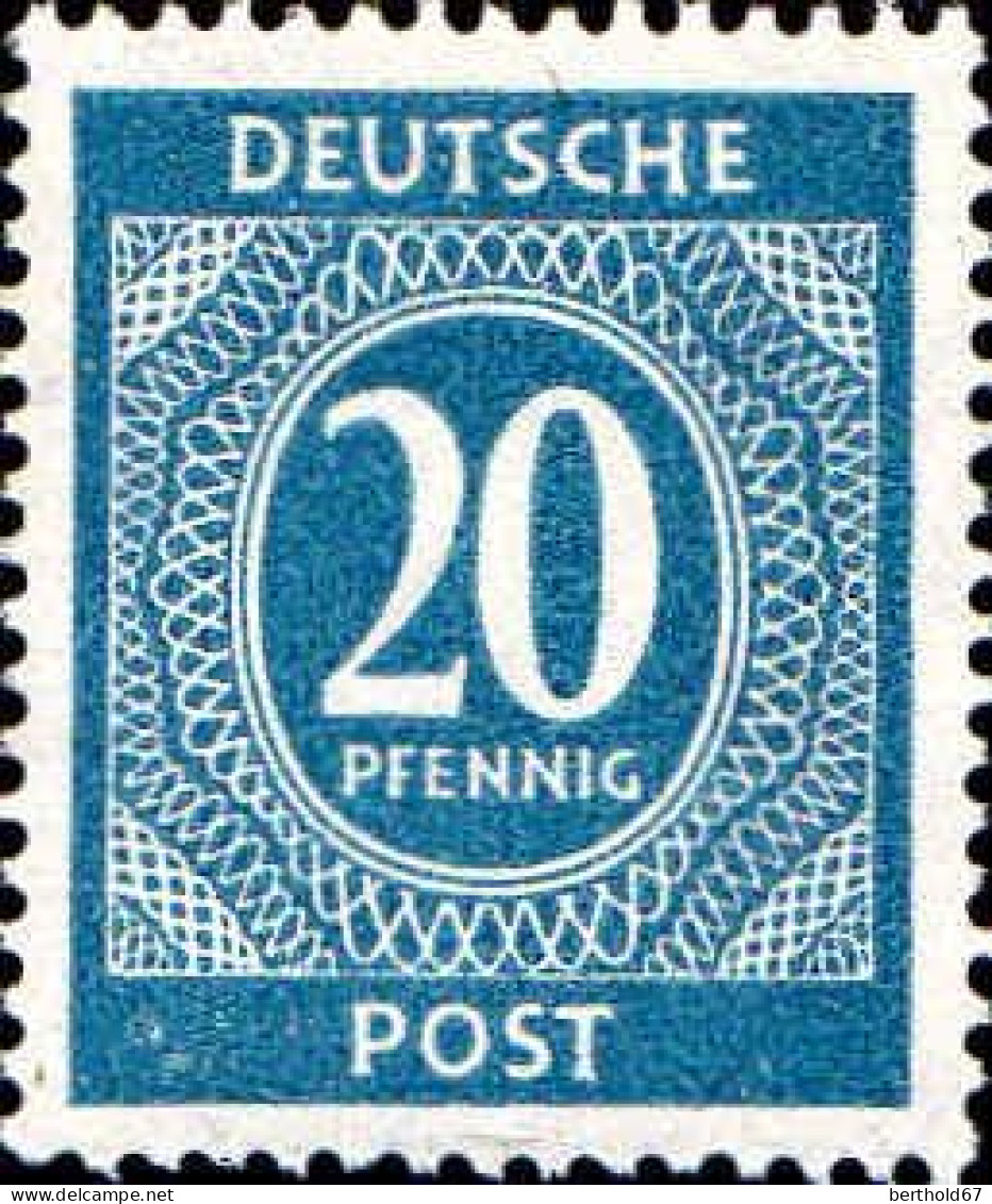 Allemagne Interzone Poste N** Yv:14 Mi:924 Chiffre - Mint