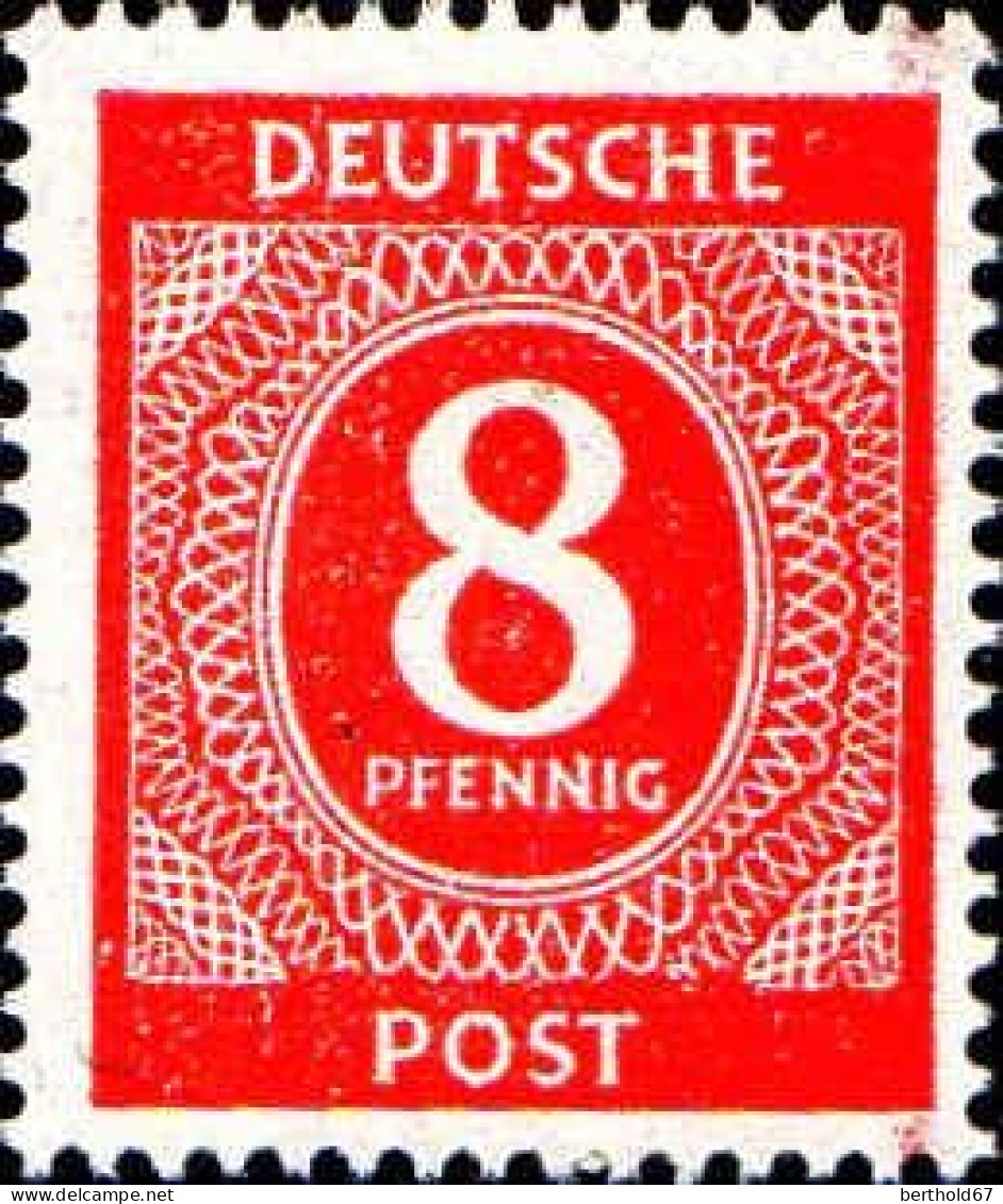 Allemagne Interzone Poste N** Yv: 7 Mi:917 Chiffre - Mint