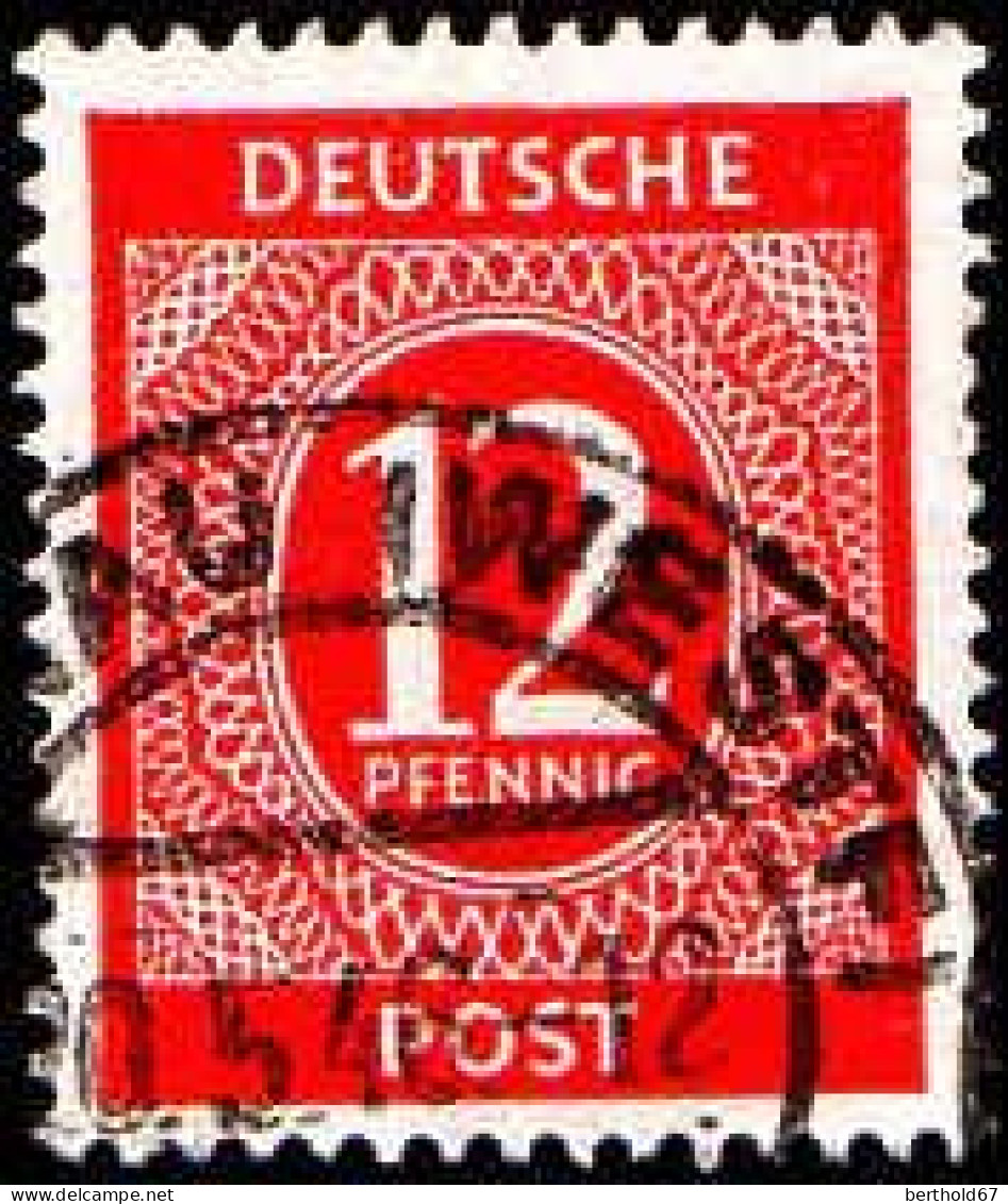 Allemagne Interzone Poste Obl Yv:10 Mi:920 Chiffre (TB Cachet Rond) - Used