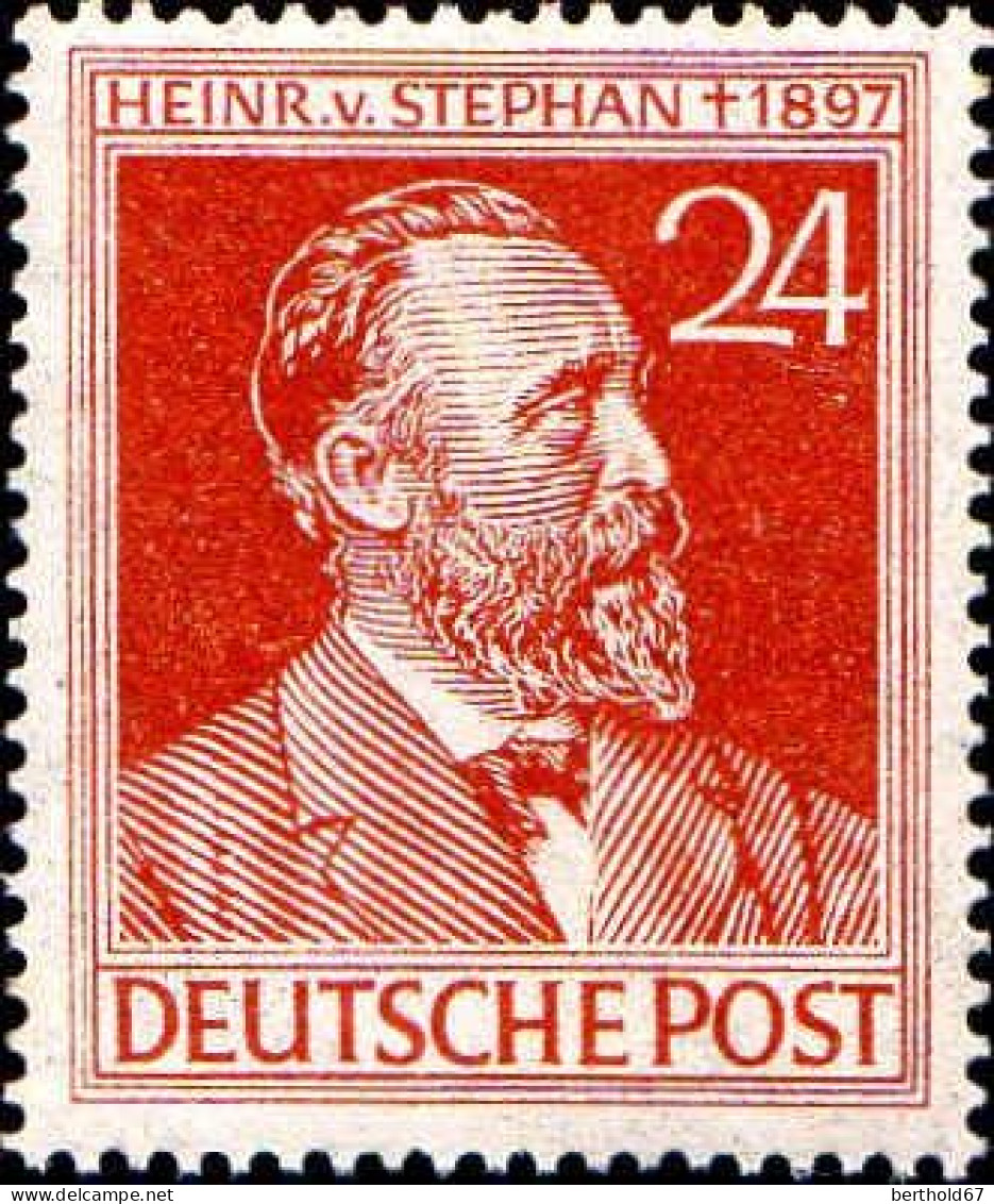 Allemagne Interzone Poste N* Yv:53 Mi:963 Heinrich Von Stephan (sans Gomme) - Ungebraucht