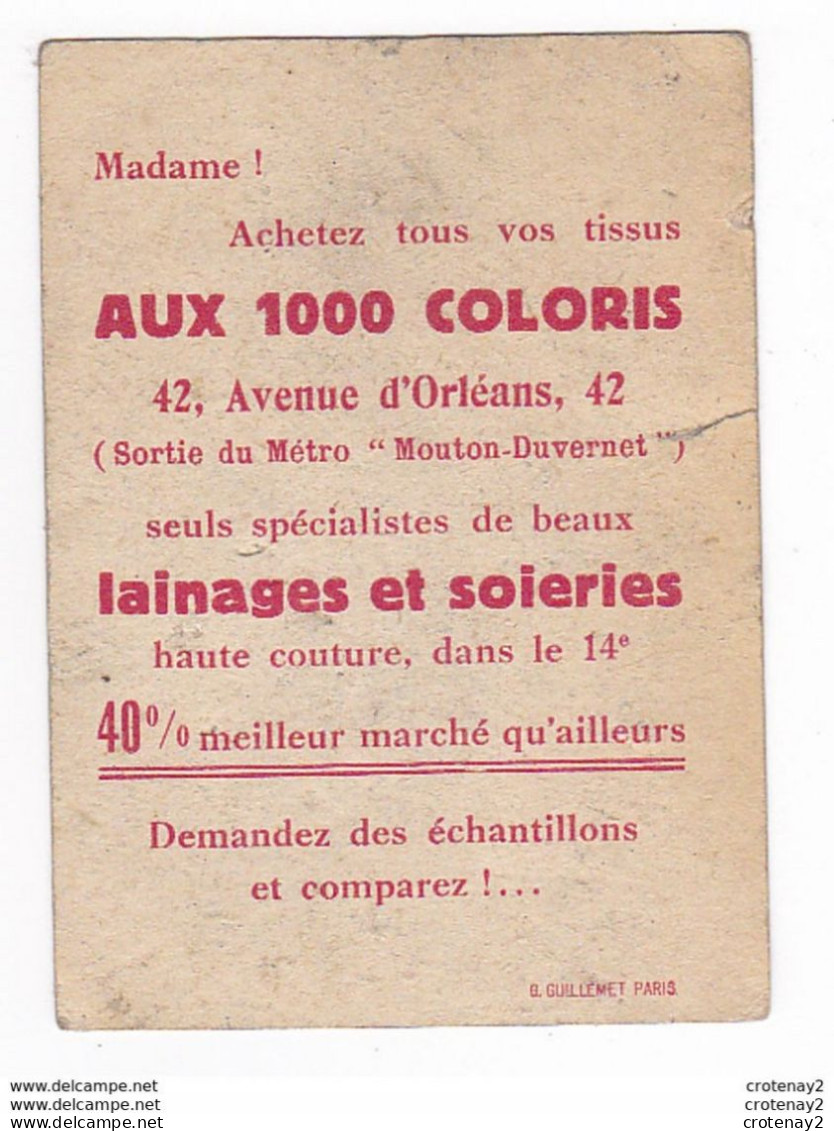 Chromo Devinnette Autriche Au Tyrol Aux 1000 Coloris 42 Av D'Orléans à Paris Métro Mouton-Duvernet VOIR DOS - Other & Unclassified