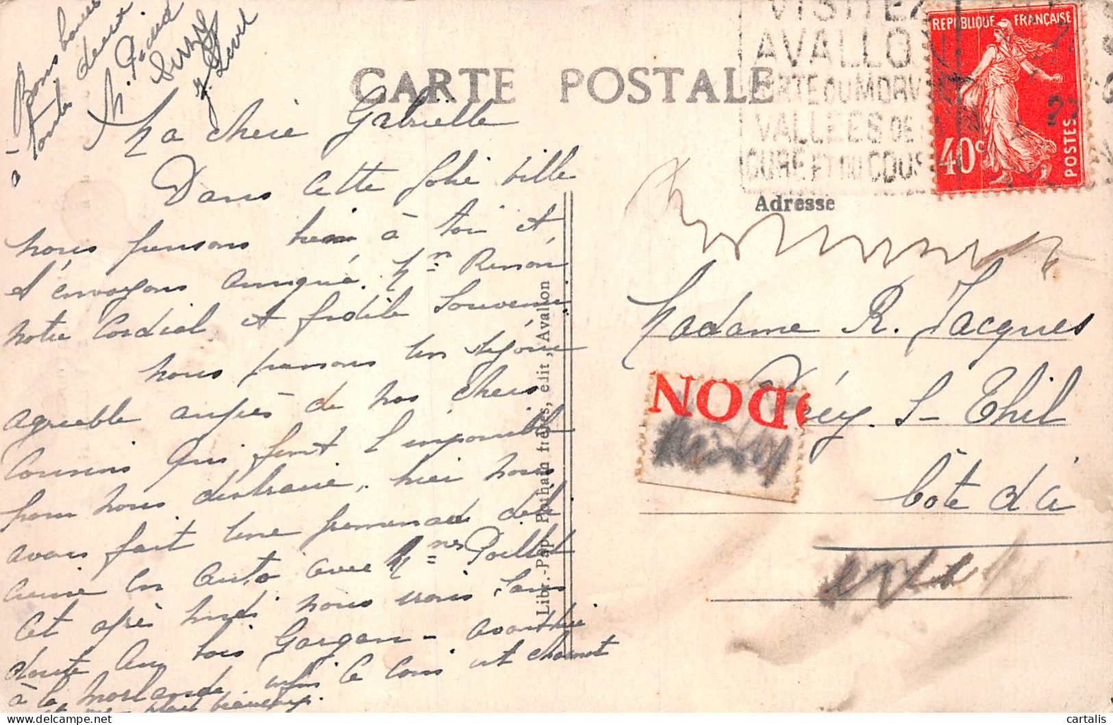 89-AVALLON-N°4189-B/0133 - Avallon