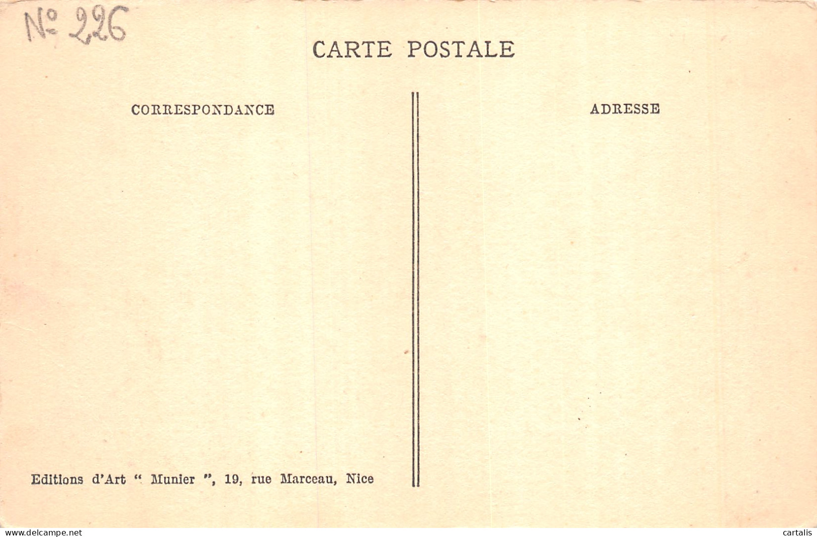 06-NICE-N°4189-B/0093 - Andere & Zonder Classificatie