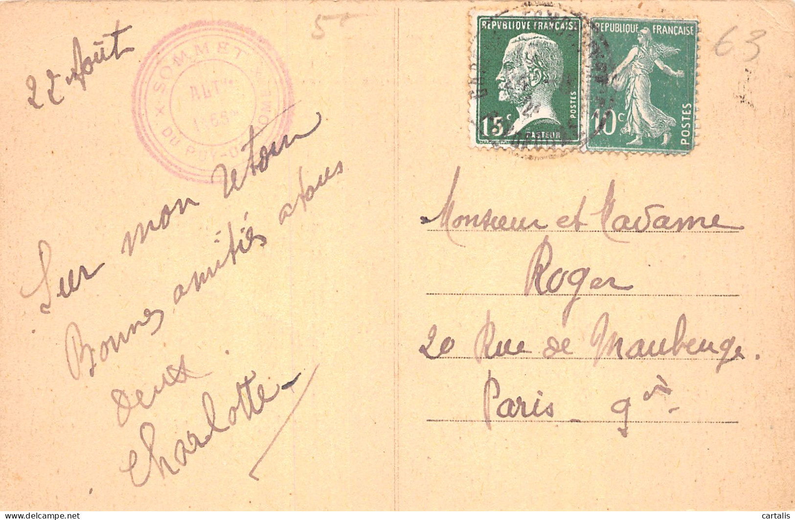 63-SOMMET DU PUY DE DOME-N°4189-B/0017 - Andere & Zonder Classificatie