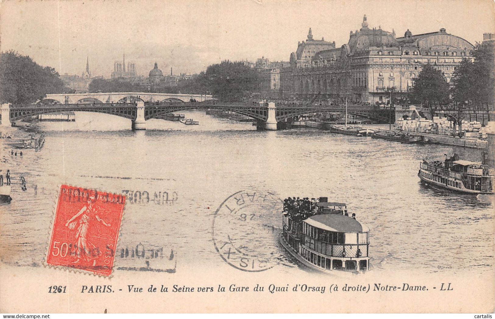 75-PARIS GARE DU QUAI D ORSAY-N°4189-A/0297 - Metropolitana, Stazioni