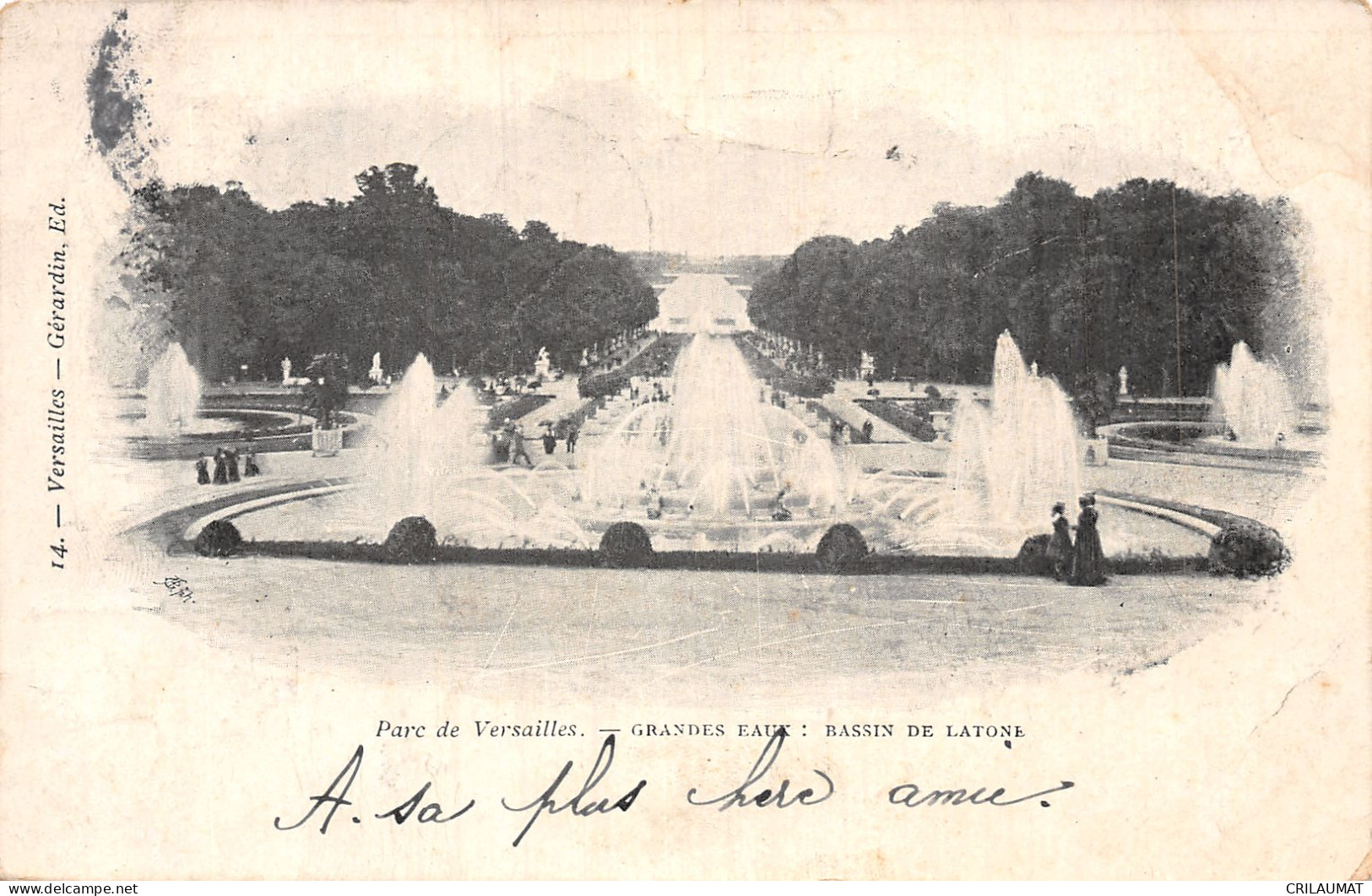 78-VERSAILLES BASSIN DE LATONE-N°LP5135-A/0365 - Versailles (Château)