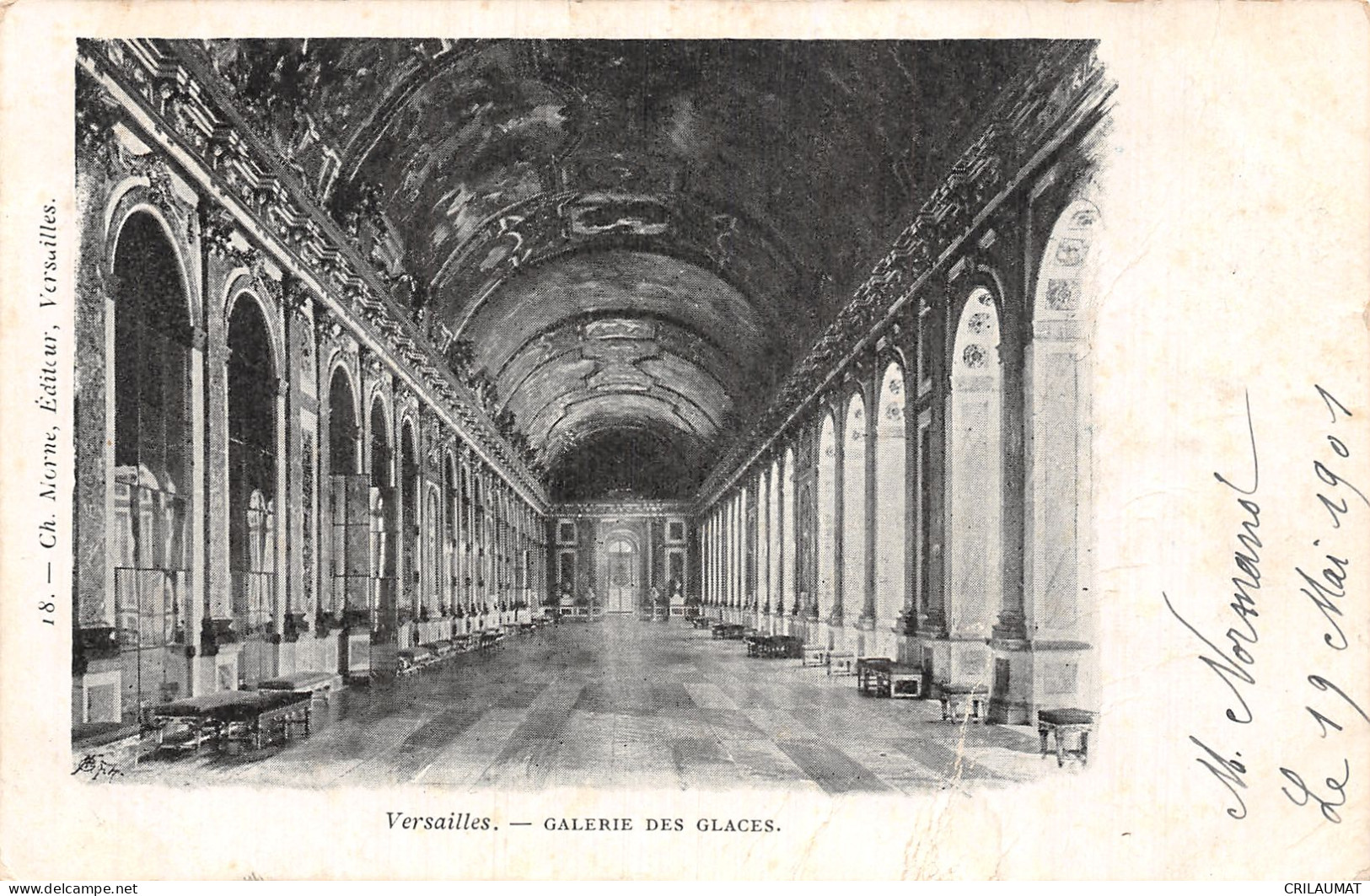 78-VERSAILLES GALERIE DES GLACES-N°LP5135-A/0359 - Versailles (Château)