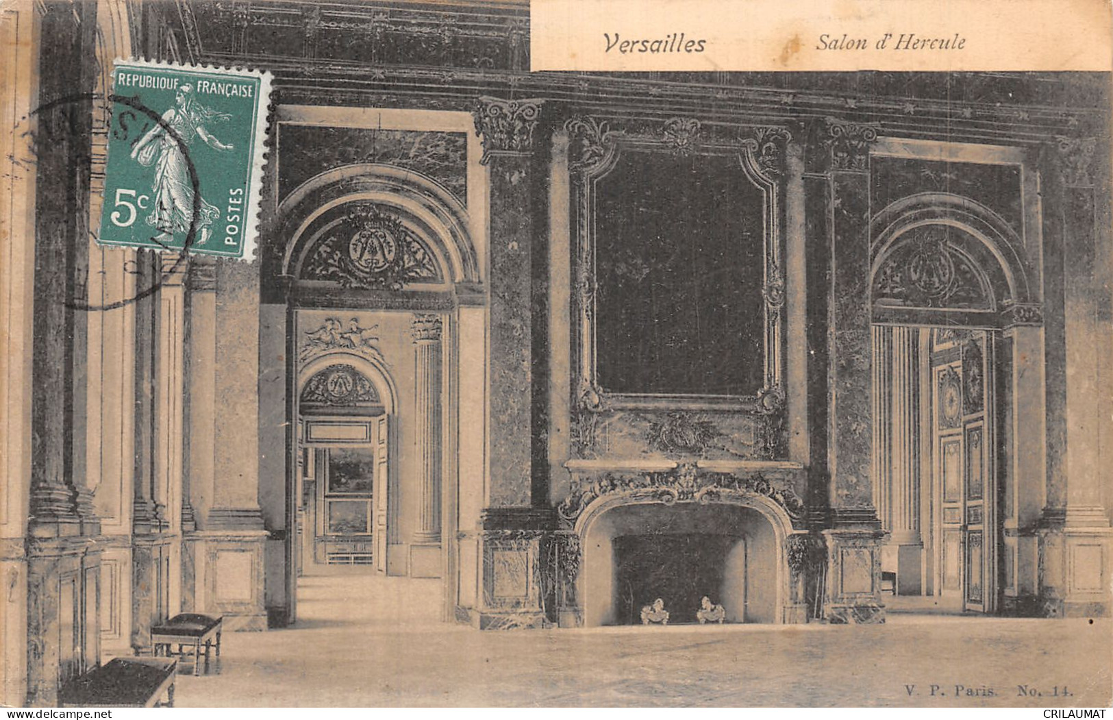 78-VERSAILLES SALON D HERCULE-N°LP5135-A/0357 - Versailles (Château)
